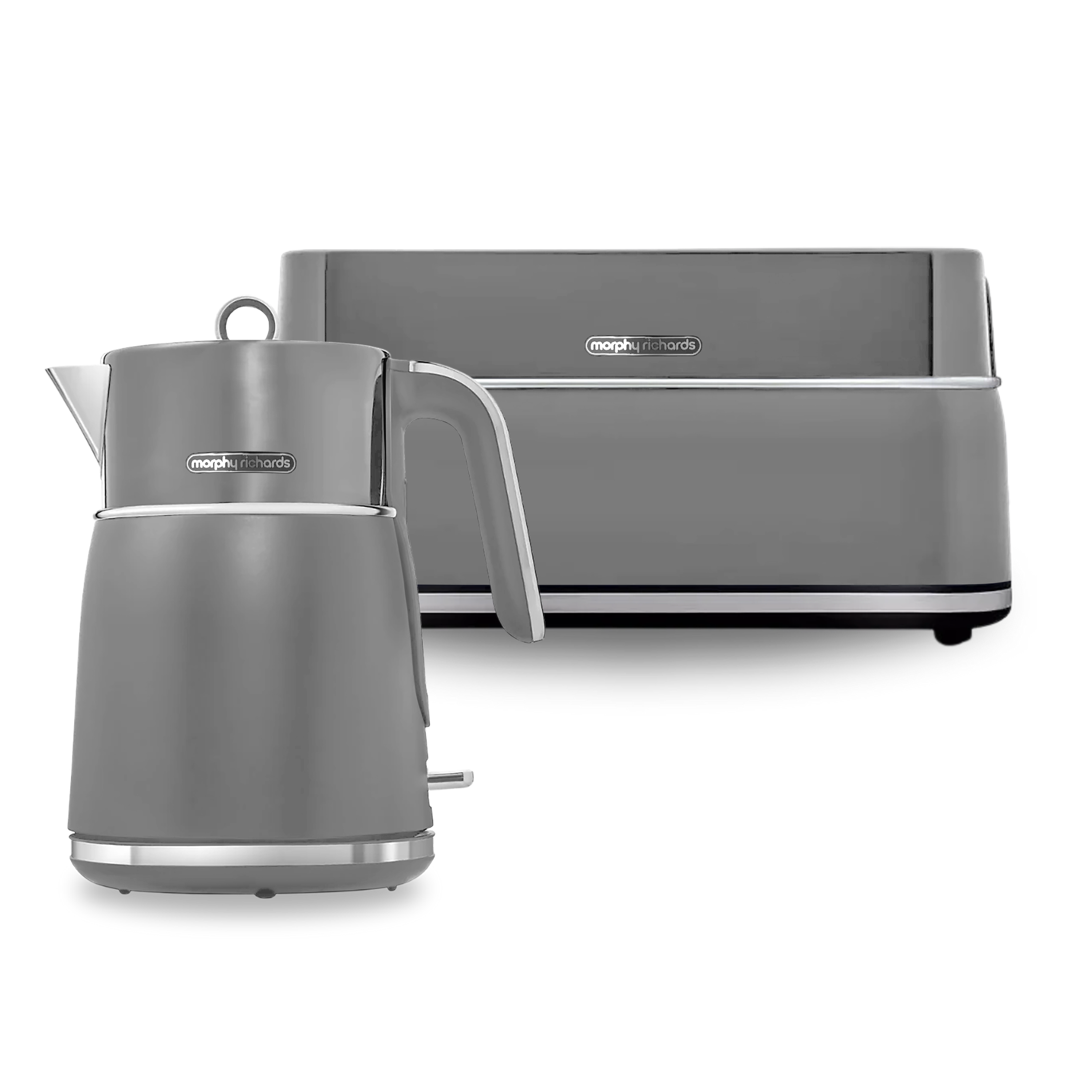 Signature Grey Kettle and Toaster Set