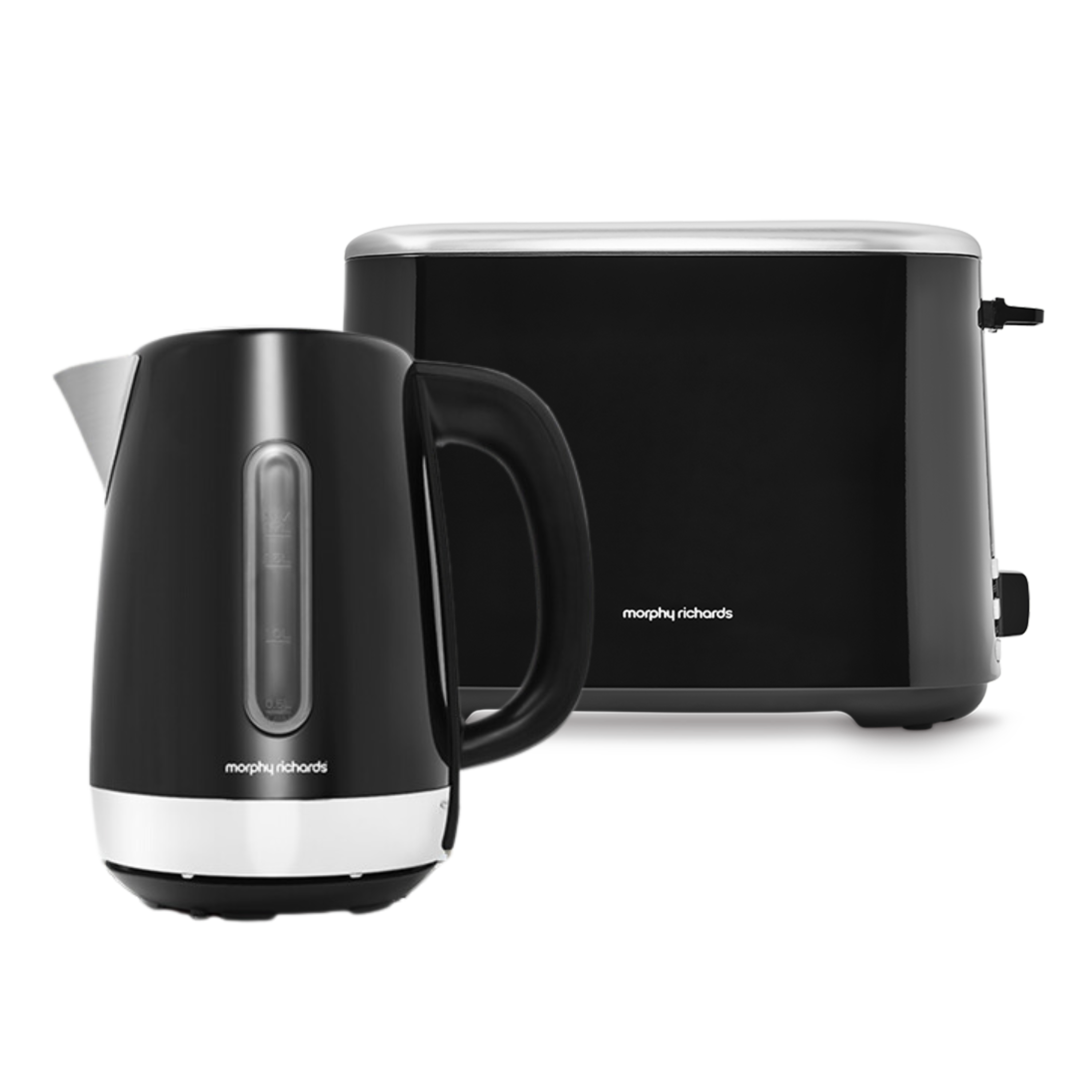 Equip Black Kettle and Toaster Set