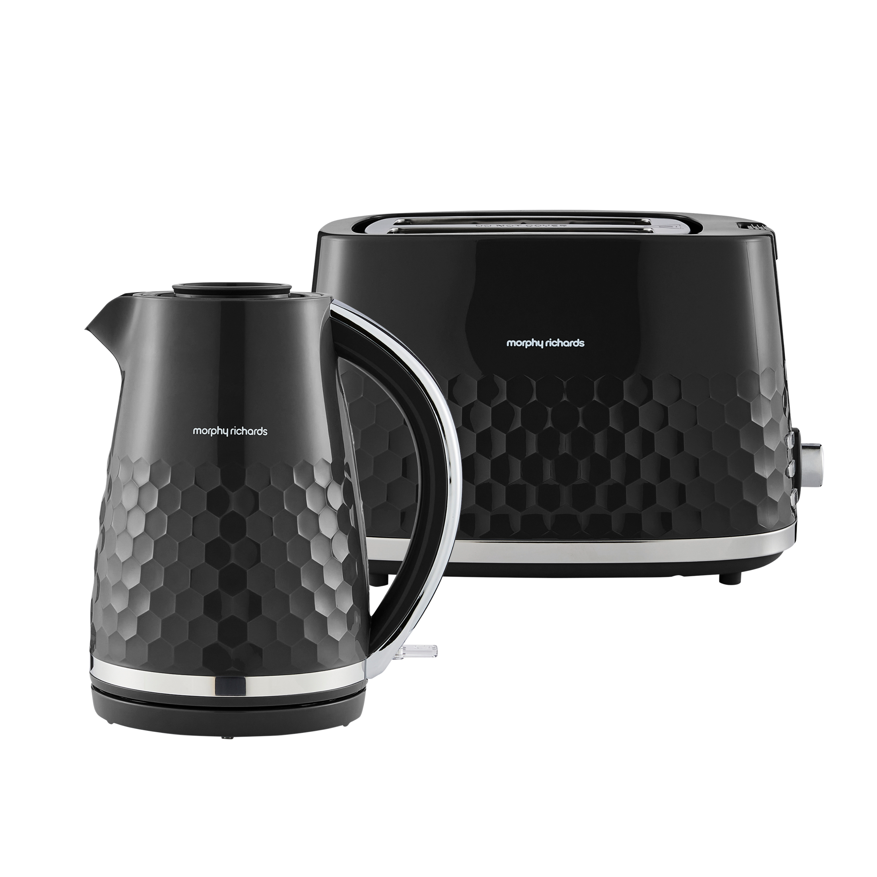 Hive Black Kettle and Toaster Set