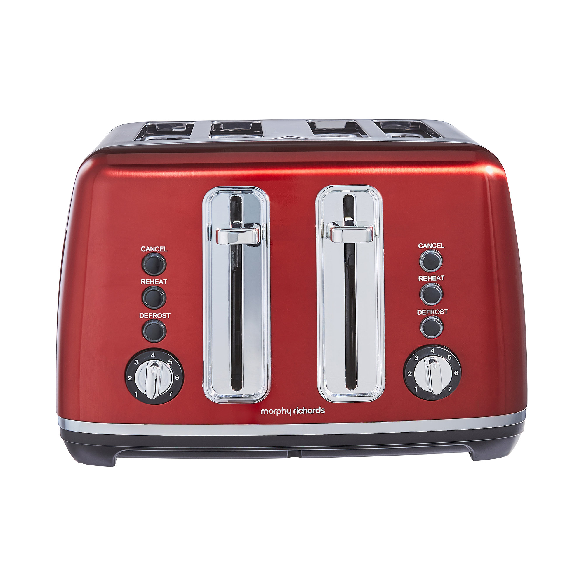 Accents 4-Slice Toaster - Red