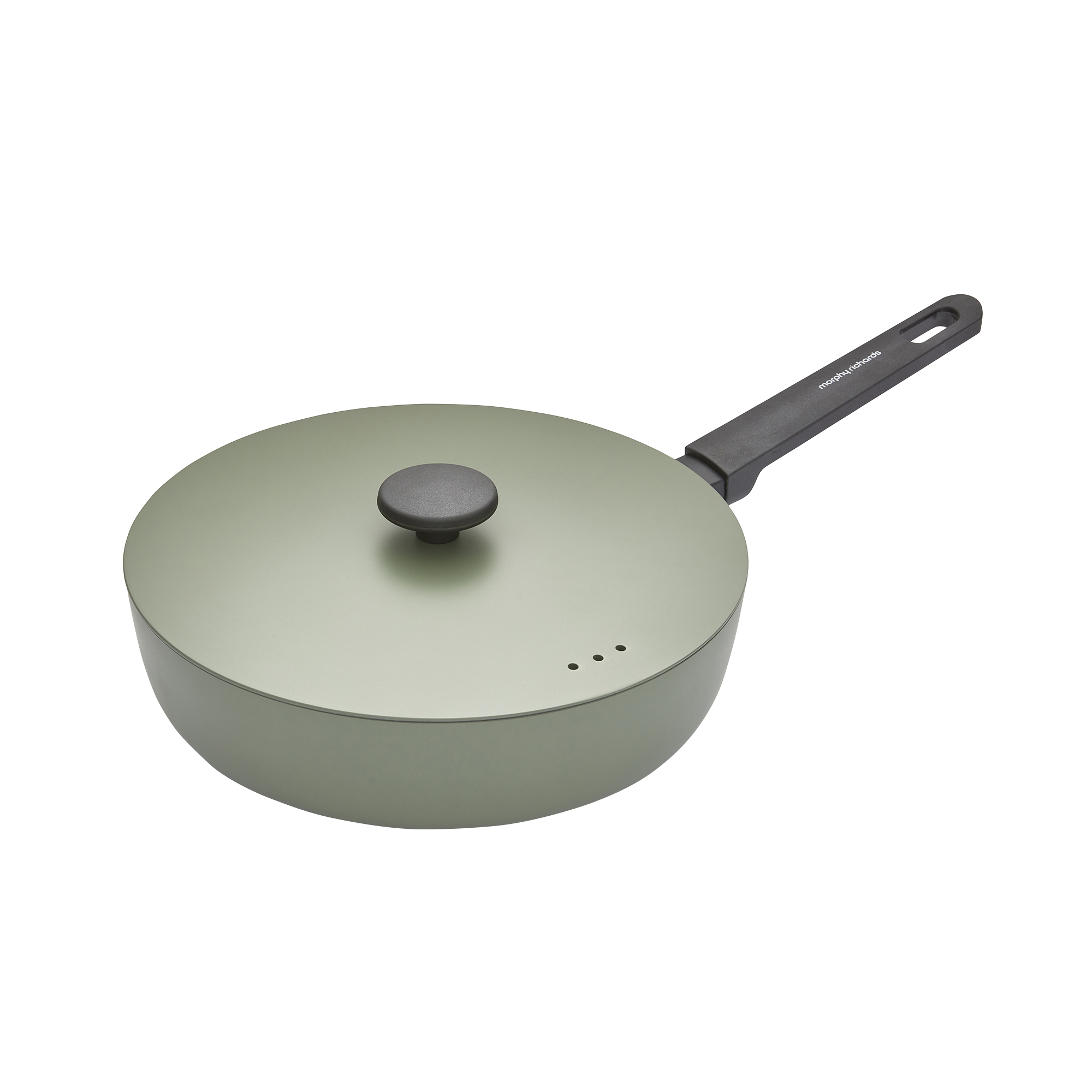 28cm Forged Aluminium Saute Pan - Green