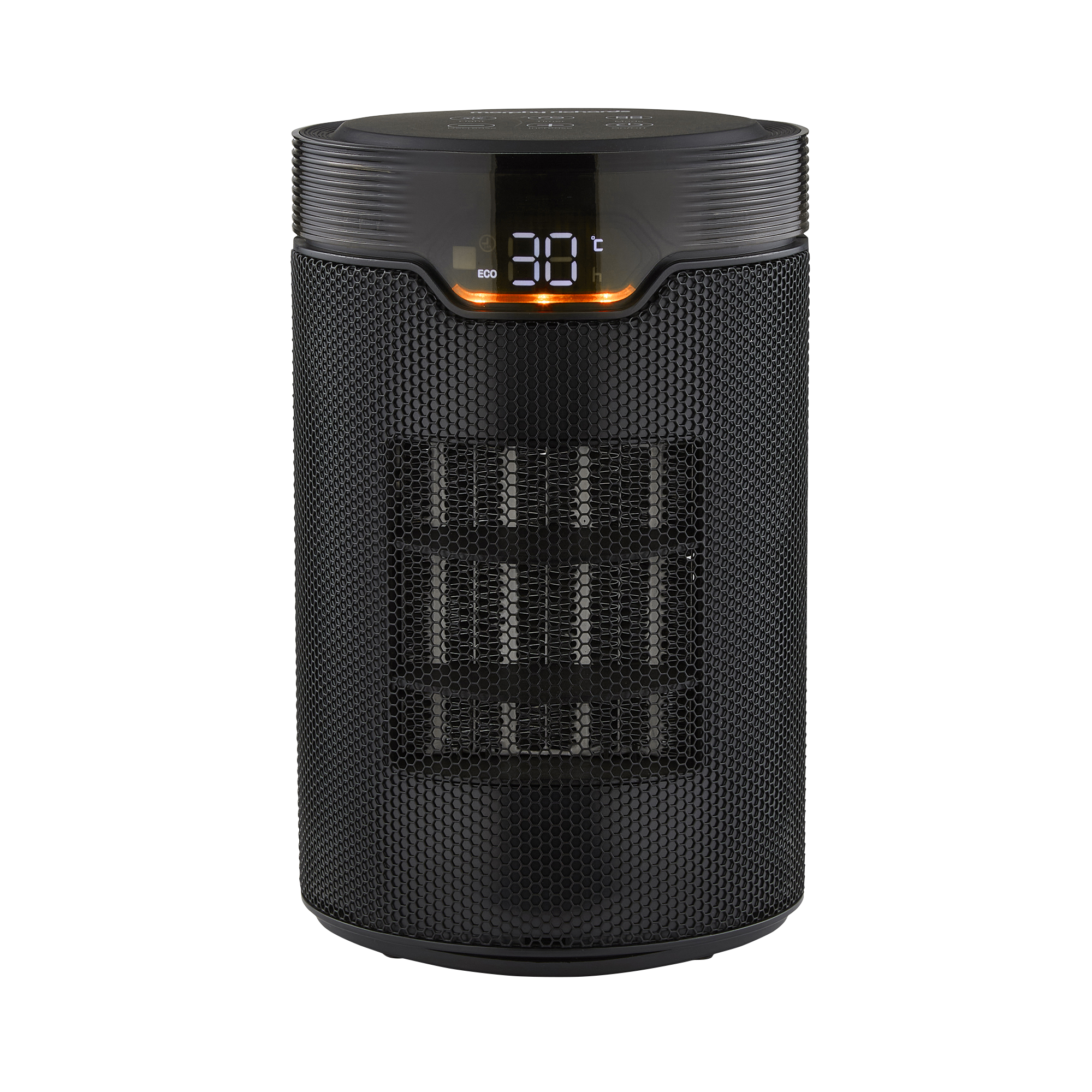 HeatFlux 1.5kw Bedside Ceramic Fan Heater with Remote Control - Black