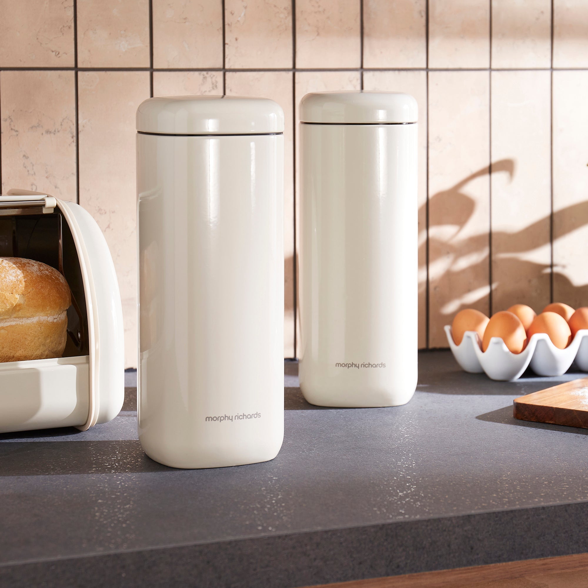 Equip Large Storage Cream Canisters Set