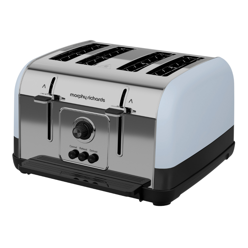 Venture Blue 4 Slice Toaster - Duck Egg