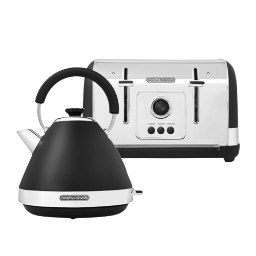 Venture Black Kettle and Toaster Set