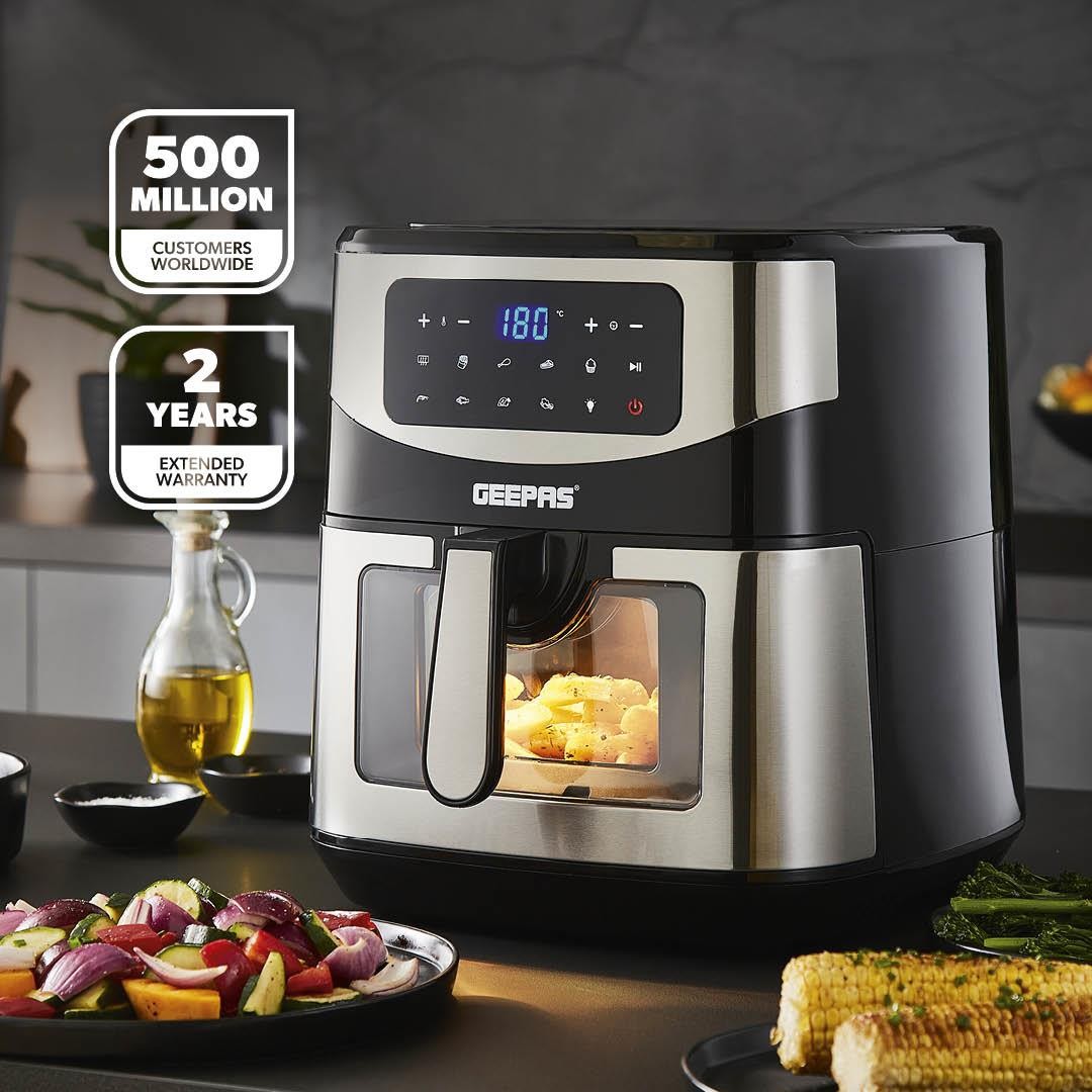 Geepas 9.2L Digital Air Fryer – Rapid Healthy Cooking with Vortex Technology