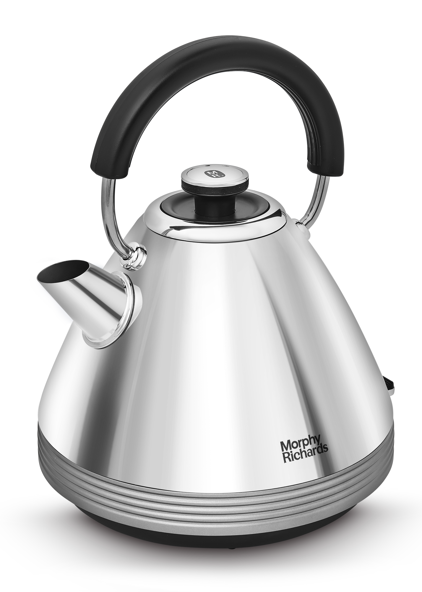 Venture Retro Pyramid Kettle Polished Stainless Steel