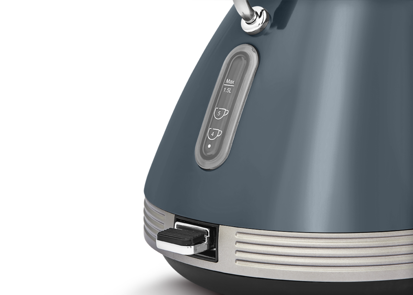 Venture Retro Blue Kettle and Toaster Set - Basalt