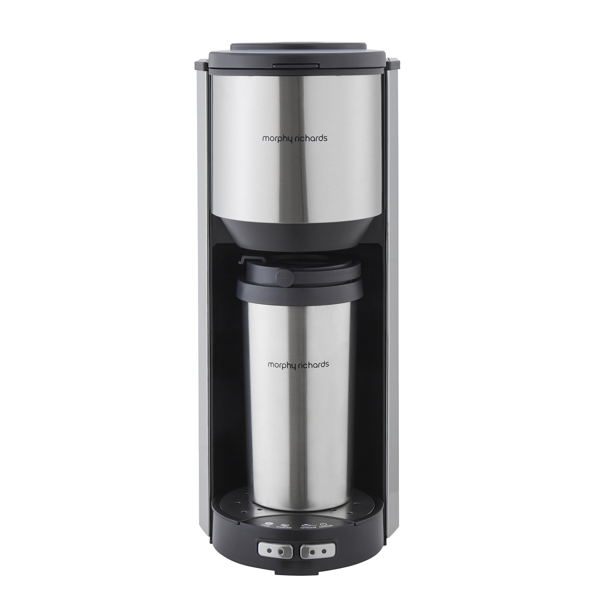 Tazza Pour & Go Single Cup Coffee Machine with Grinder