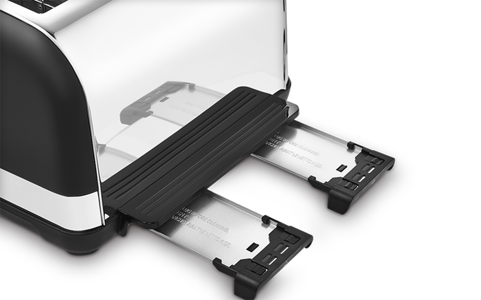 Venture Black 4-Slice Toaster