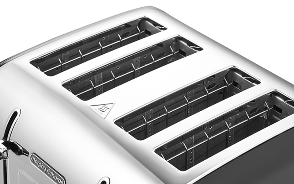 Venture Black 4-Slice Toaster