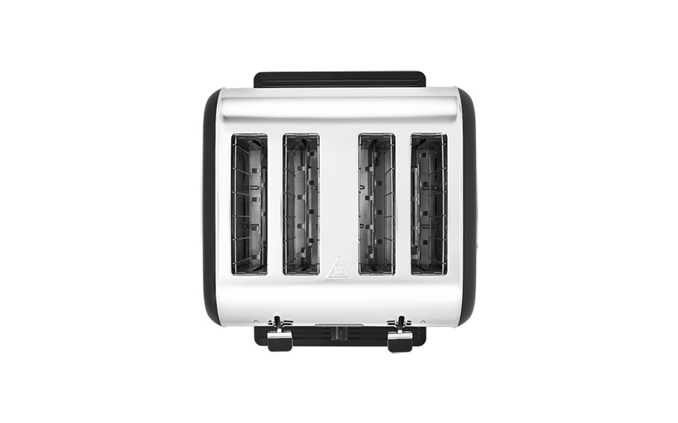 Venture Black 4-Slice Toaster