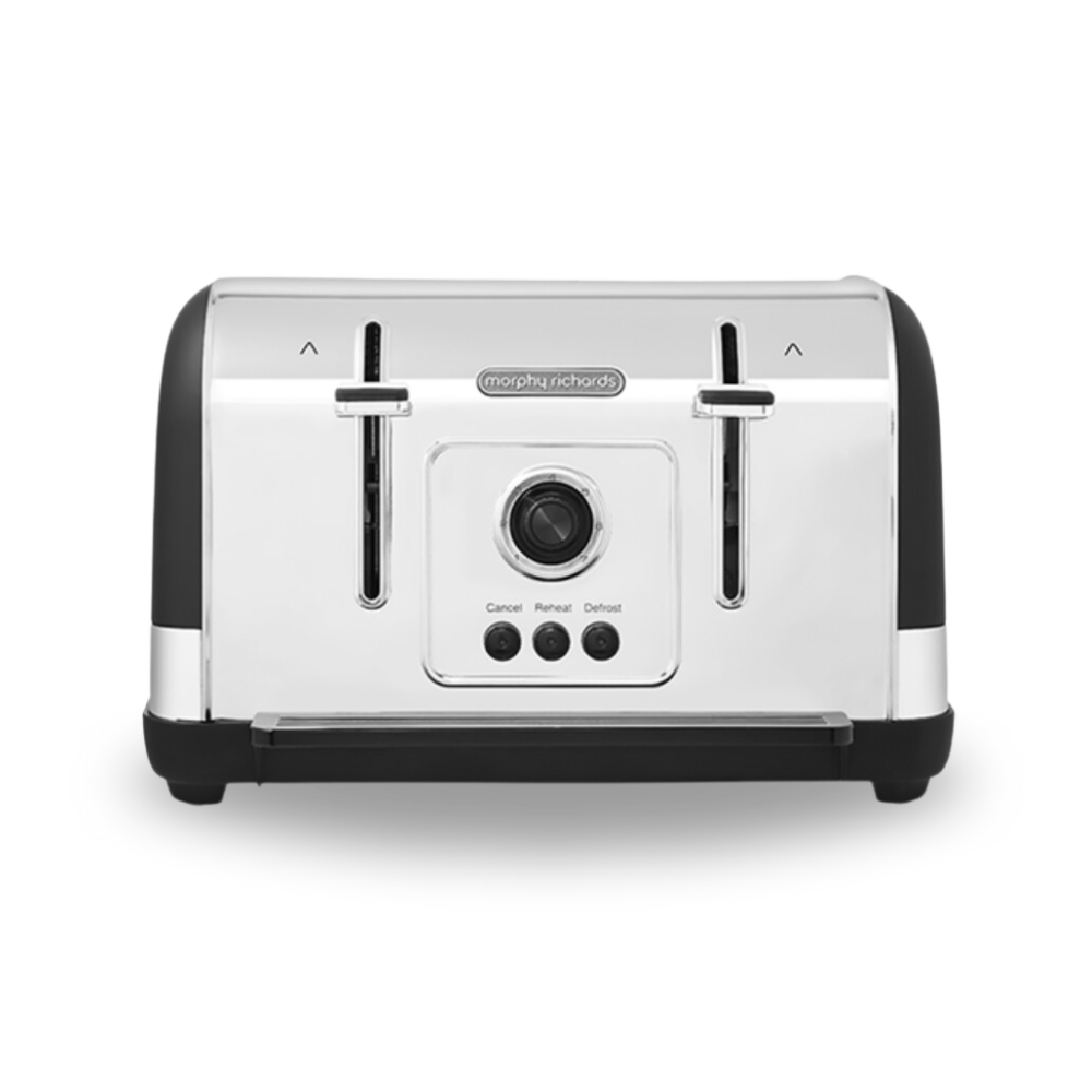 Venture Black 4-Slice Toaster