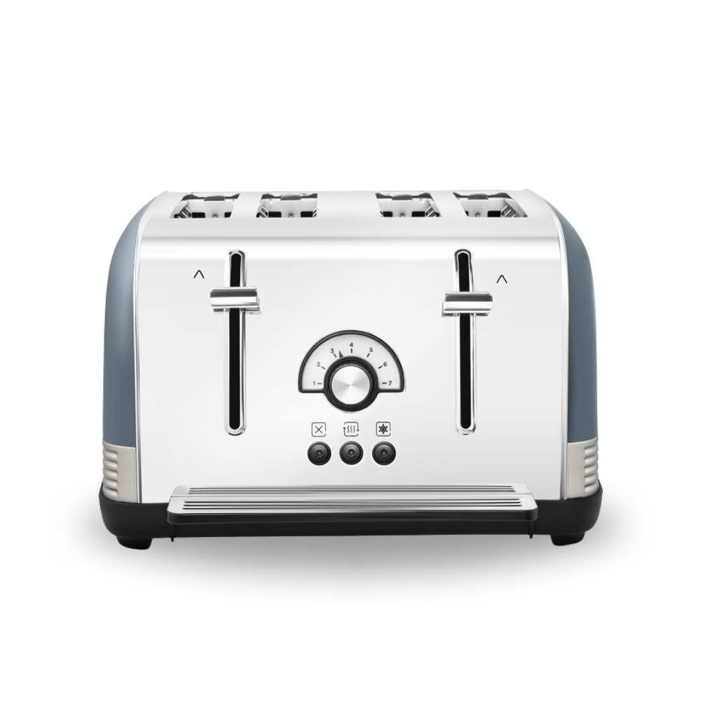 Venture Retro Blue Kettle and Toaster Set - Basalt