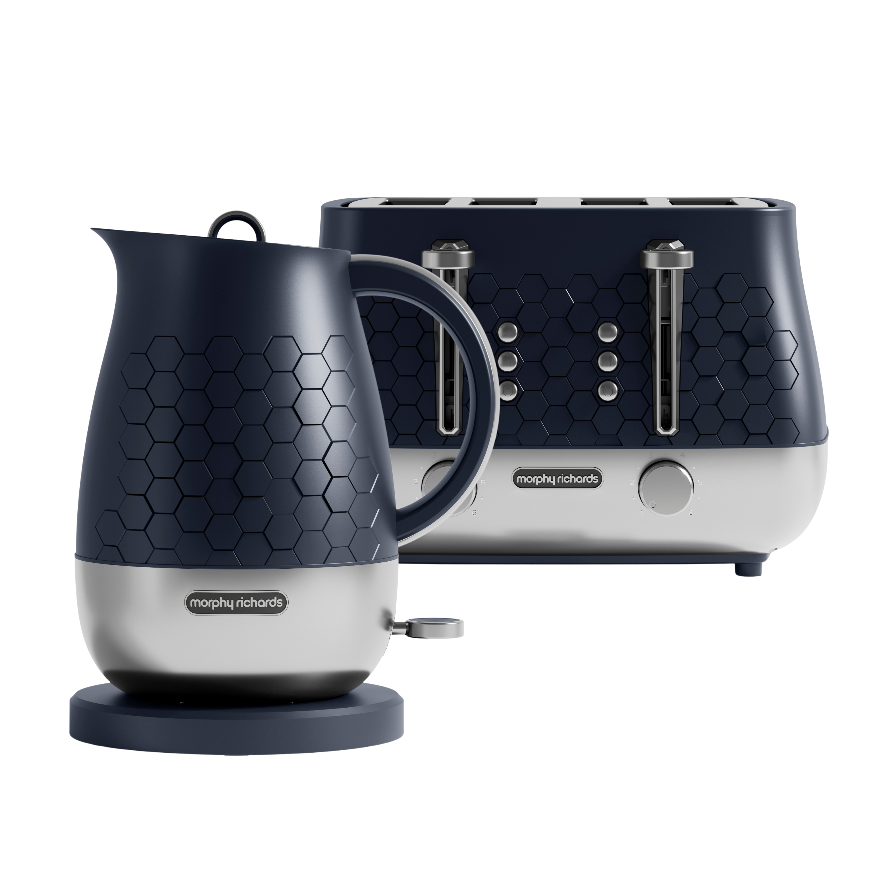 Cassini Navy Kettle and Toaster Set - Outer Space