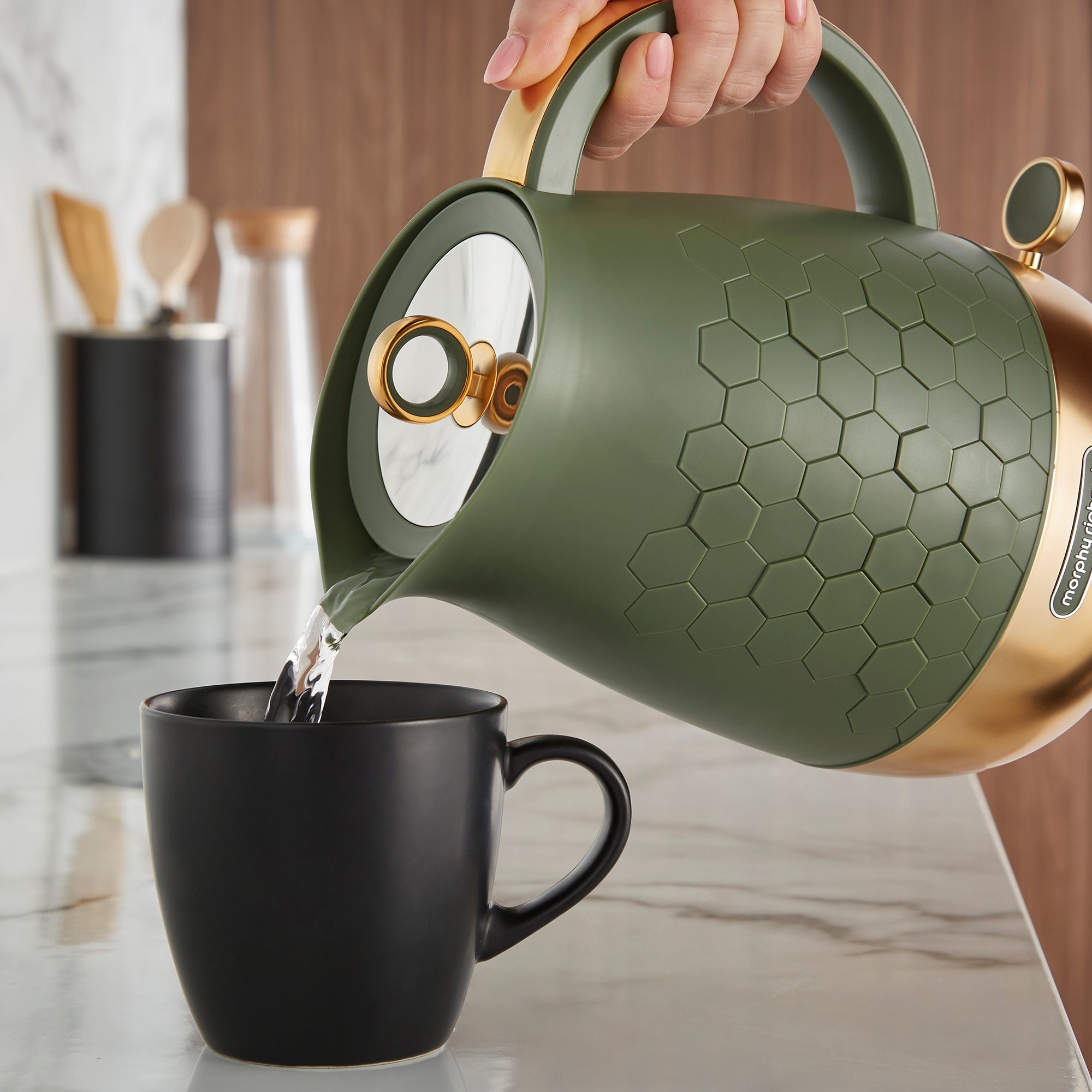 Cassini Green Kettle and Toaster Set - Olivine