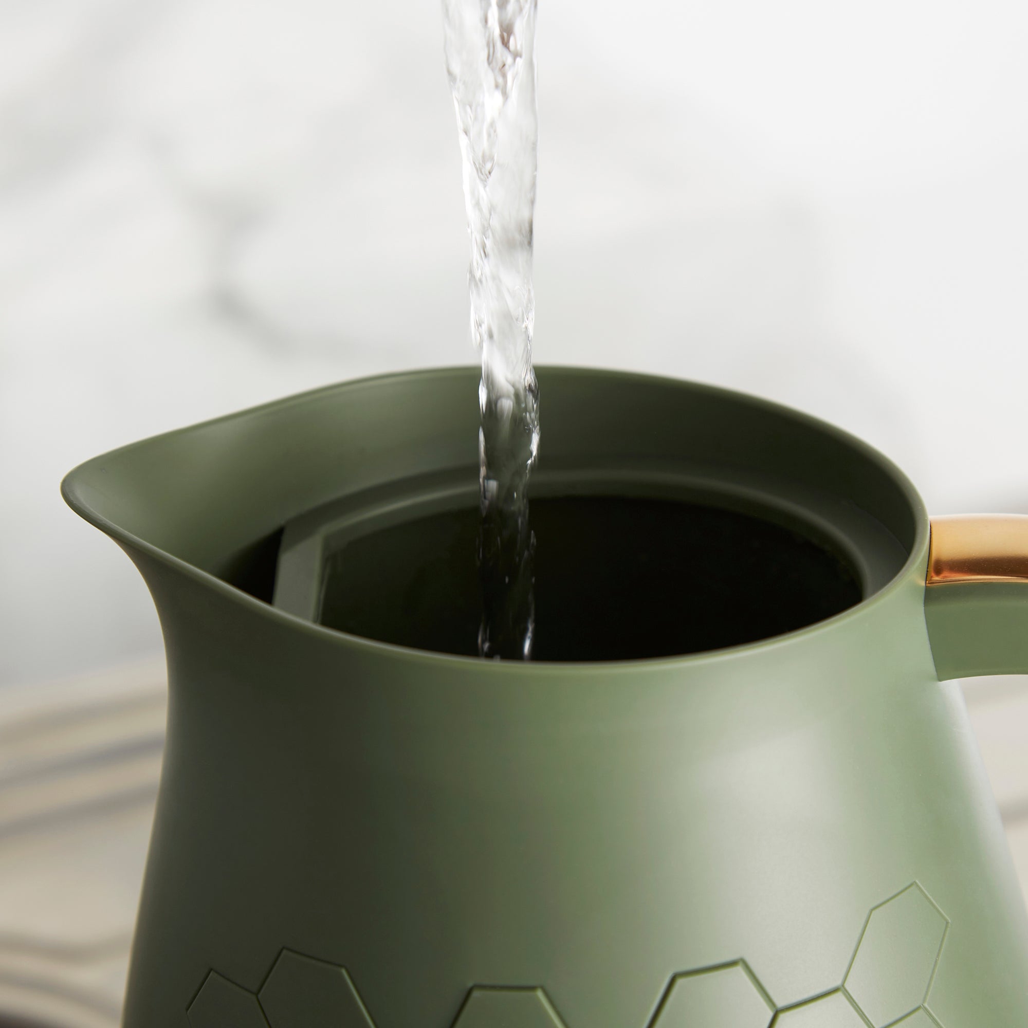 Cassini 1.7L Jug Green Kettle - Olivine