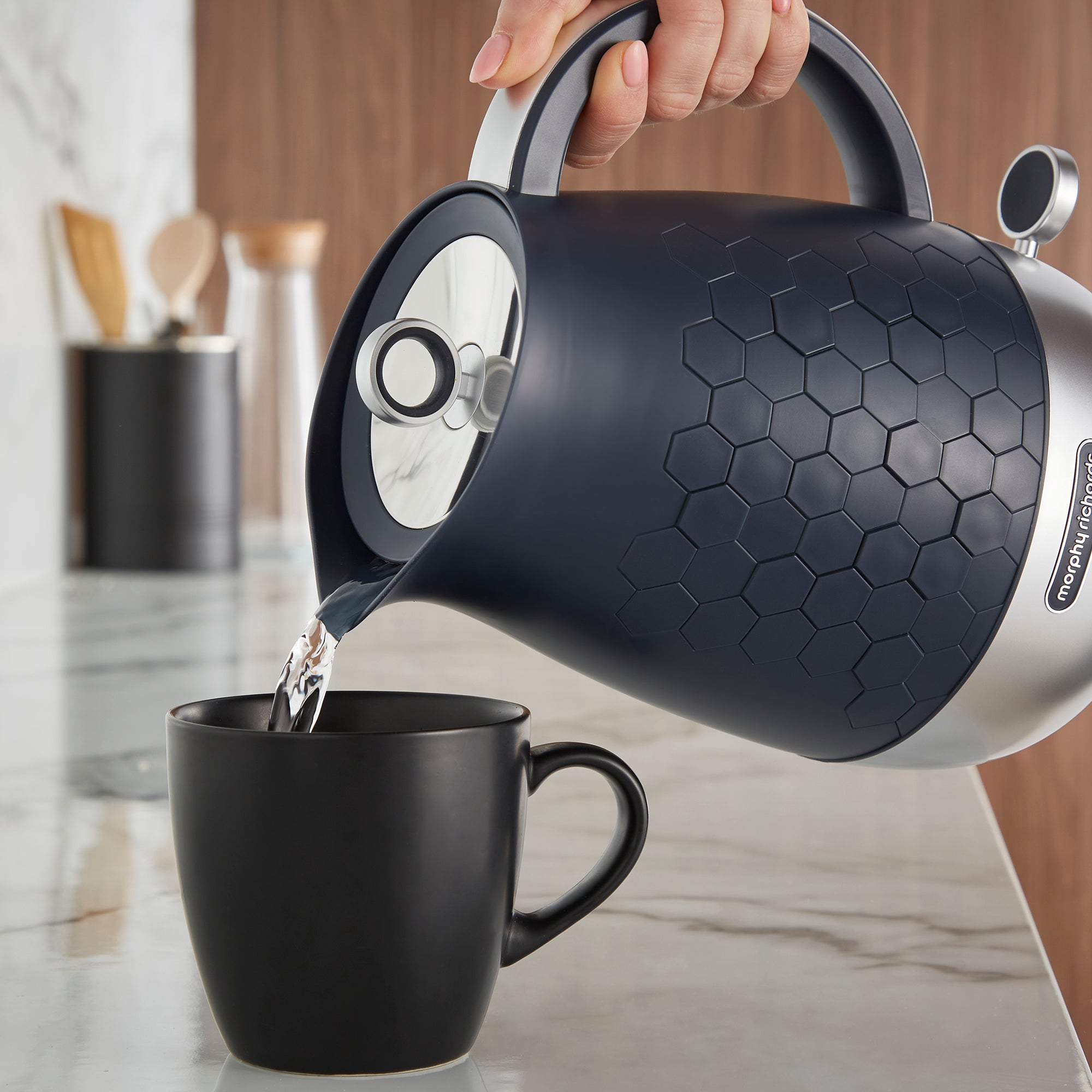 Cassini 1.7L Jug Navy Kettle - Outer Space