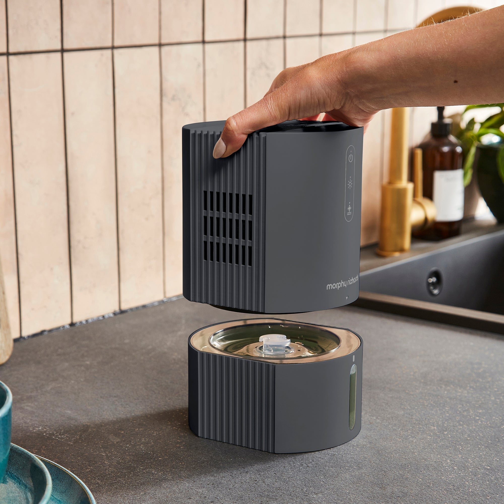 PureFresh 0.9L Dehumidifier - Grey