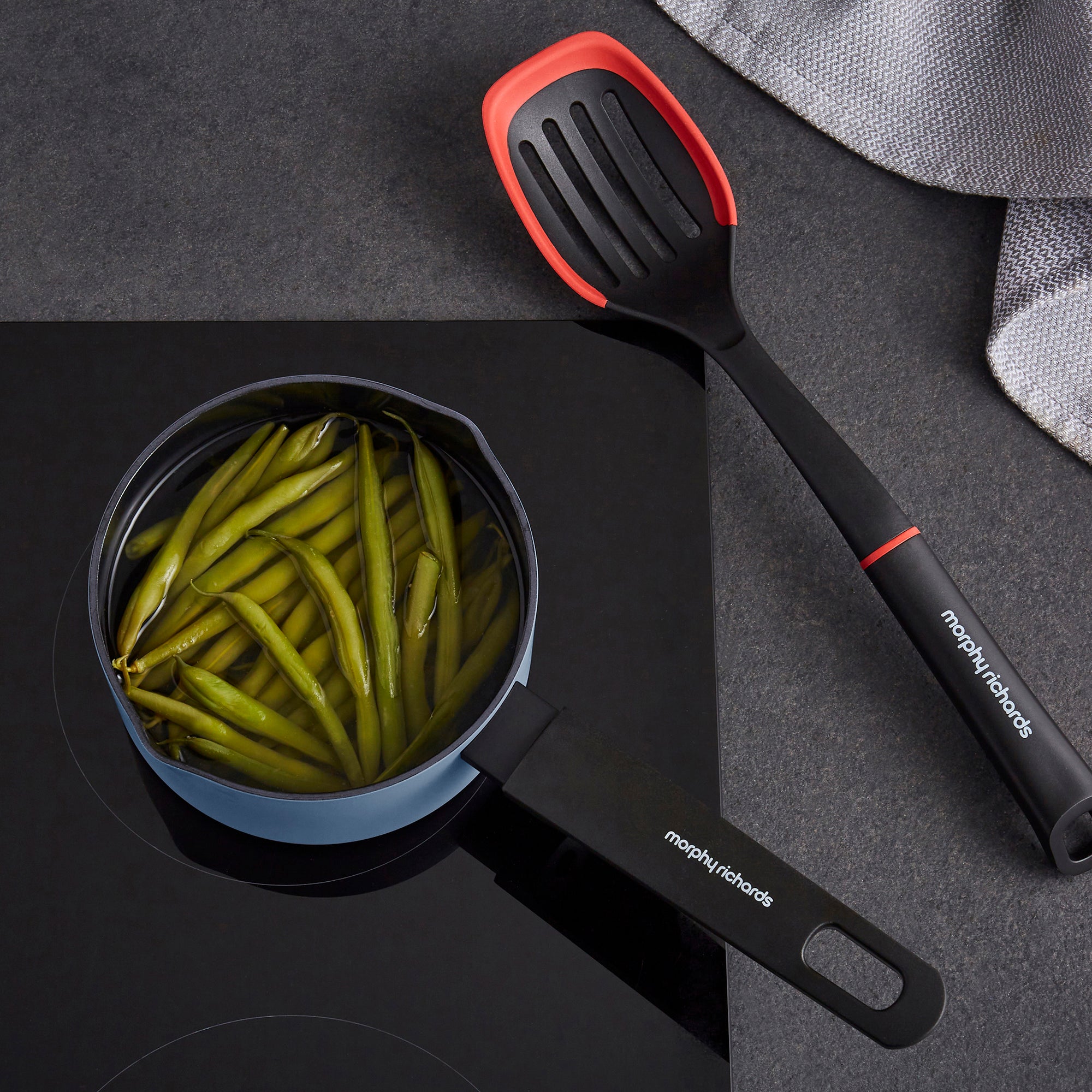 14cm Recycled Aluminium Milk Pan - Blue