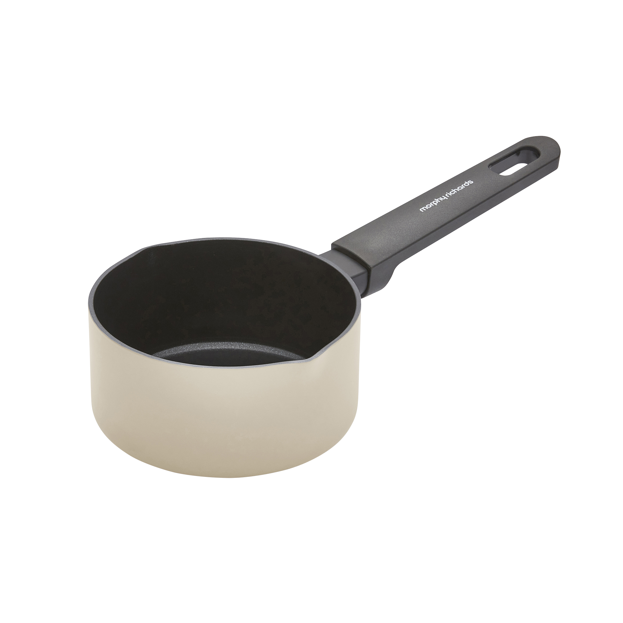 14cm Recycled Aluminium Milk Pan - Cream