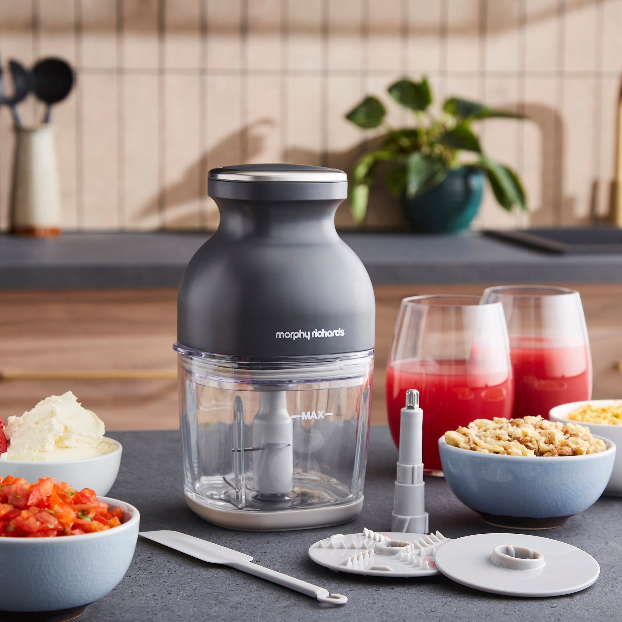 Rechargeable Multifunction 3-in-1 Mini Food Chopper