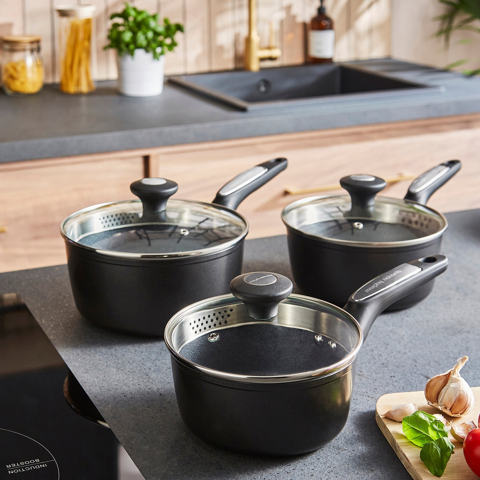 3 Piece Forged Aluminium Pan Set