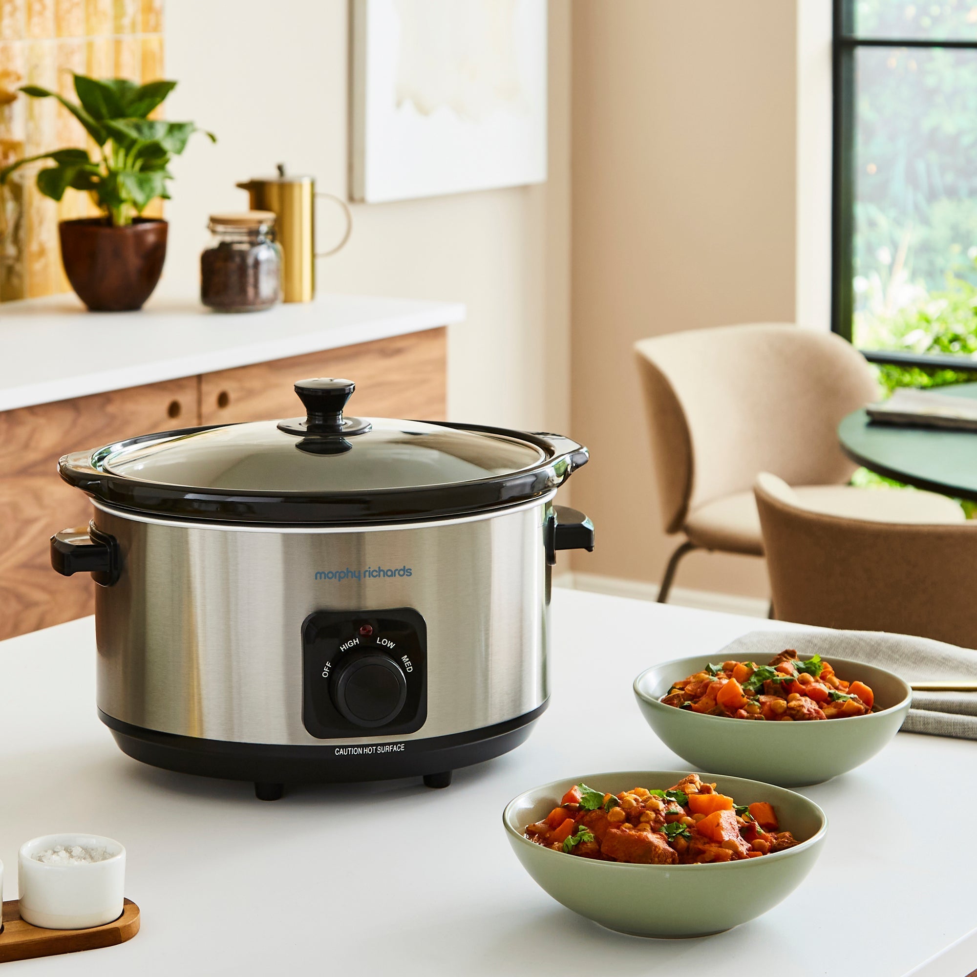 Stainless Steel 6.5L Slow Cooker