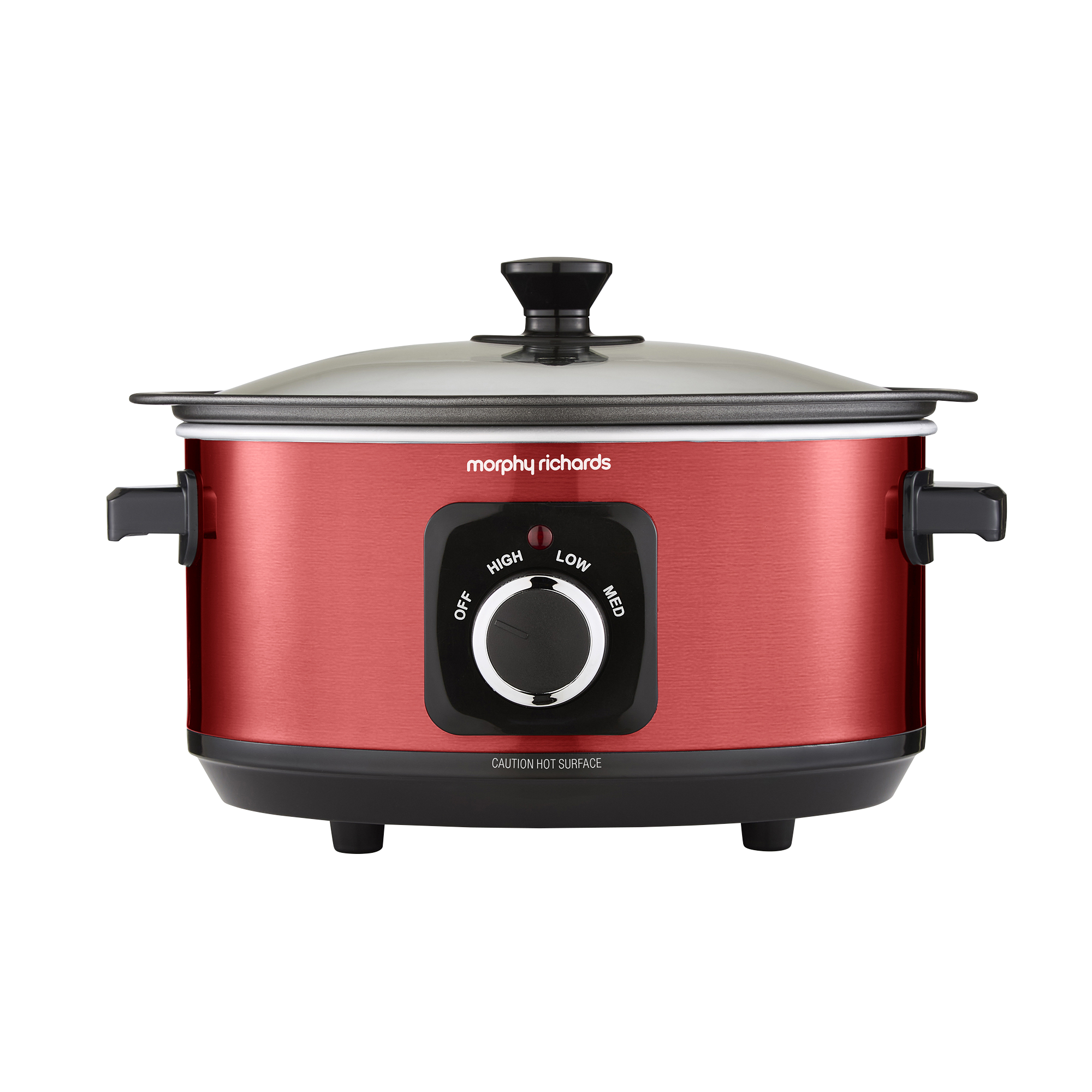 Accents Sear & Stew 3.5L Red Slow Cooker