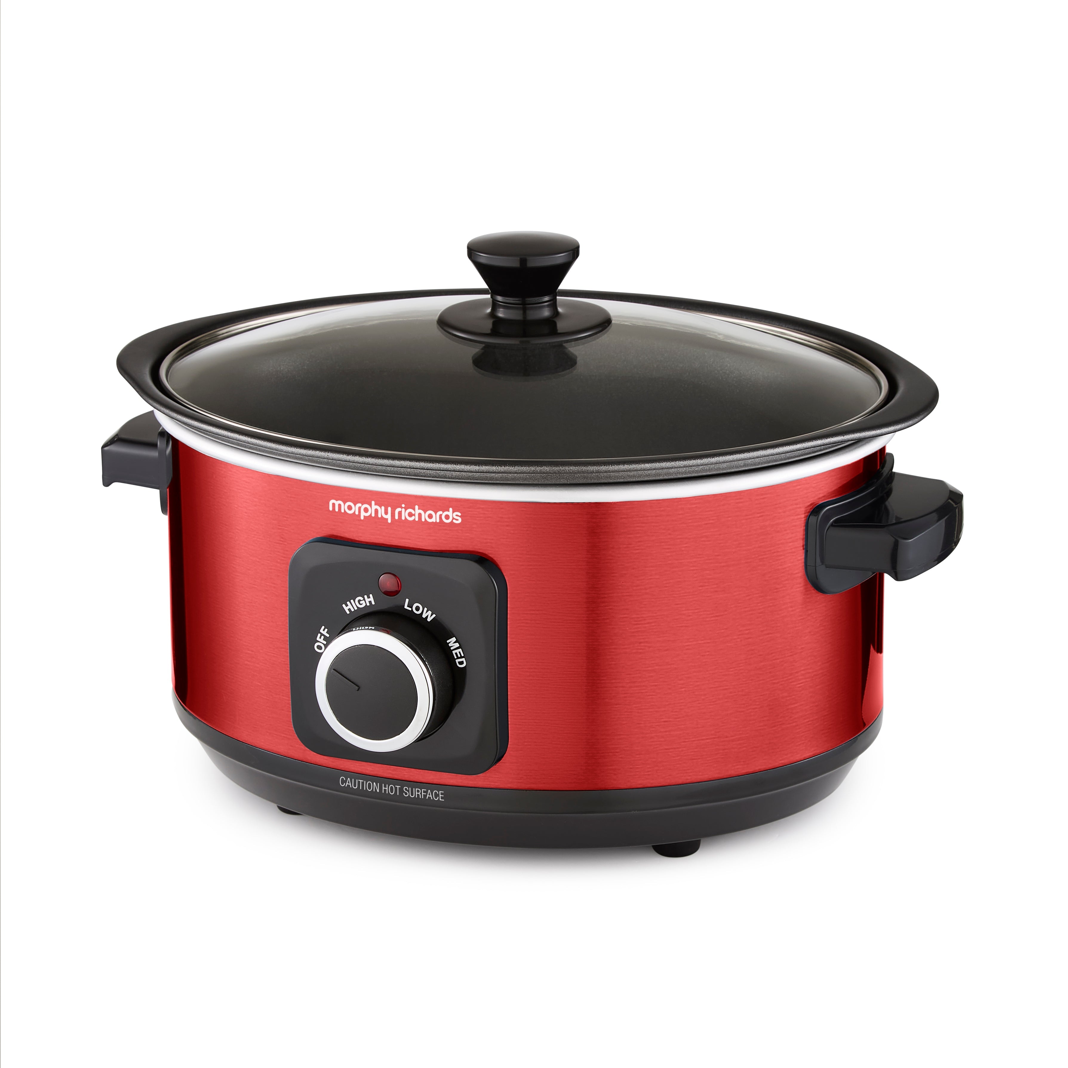 Accents Sear & Stew 3.5L Red Slow Cooker