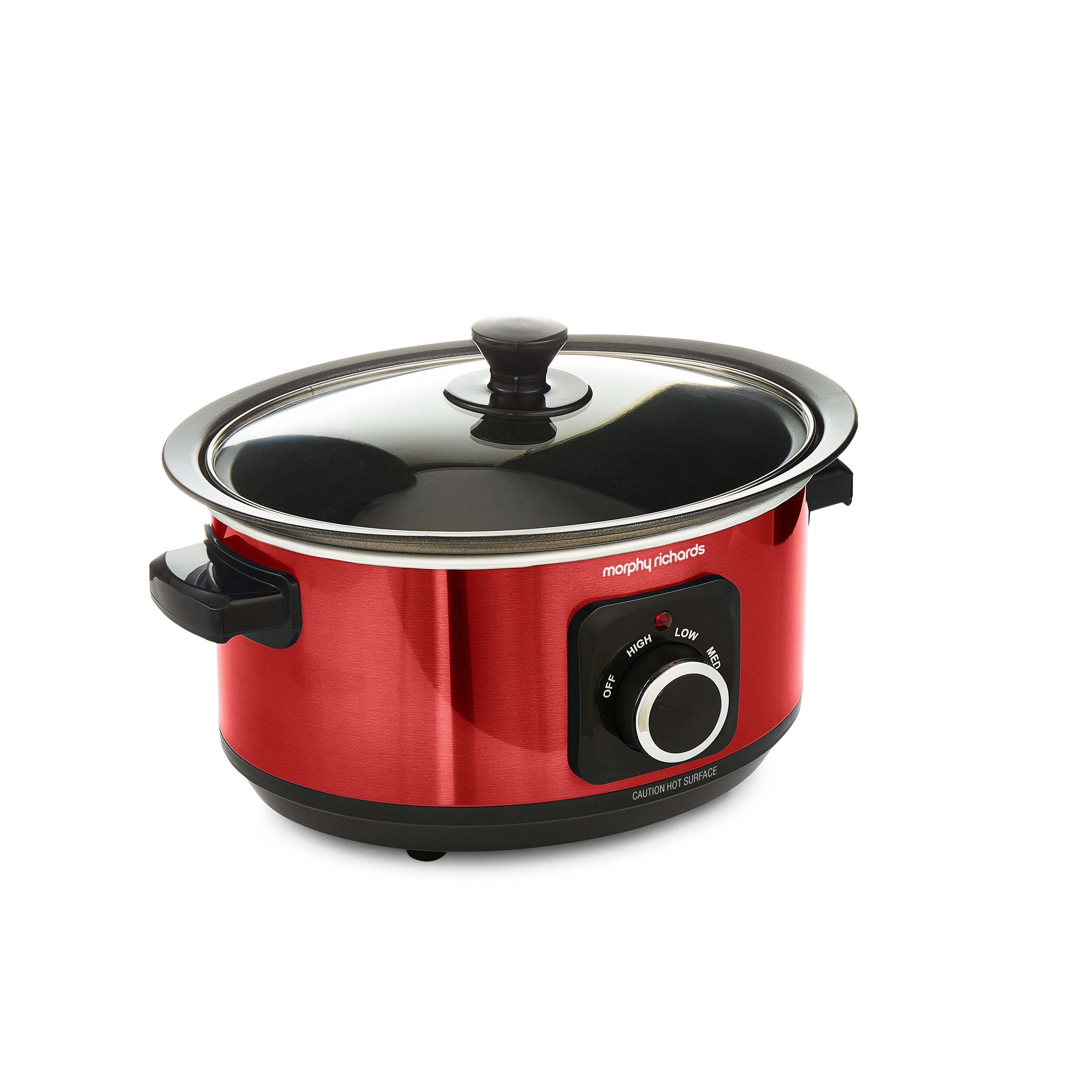 Accents Sear & Stew 3.5L Red Slow Cooker