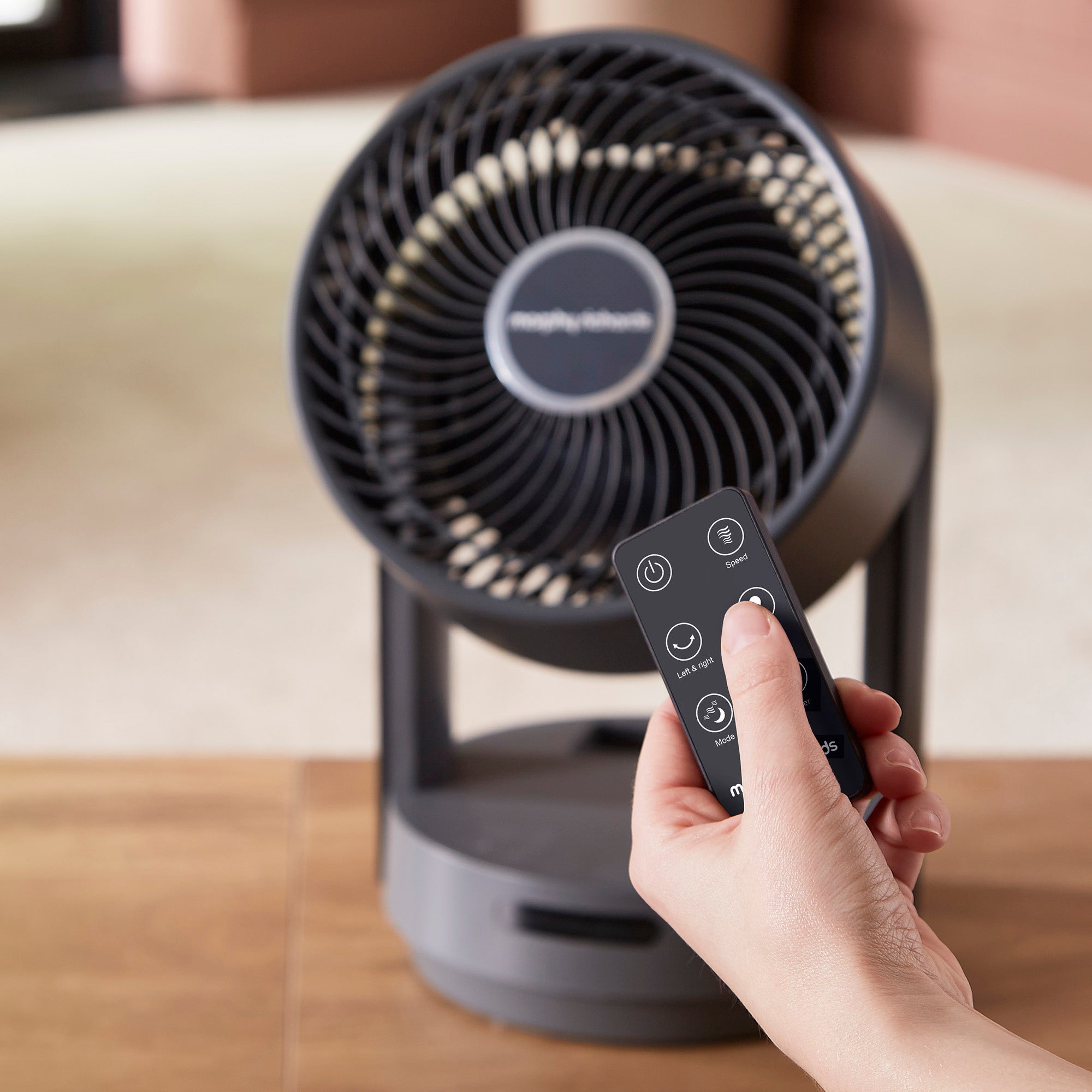 Air Flex 6” Circulating Desktop Fan with Remote Control