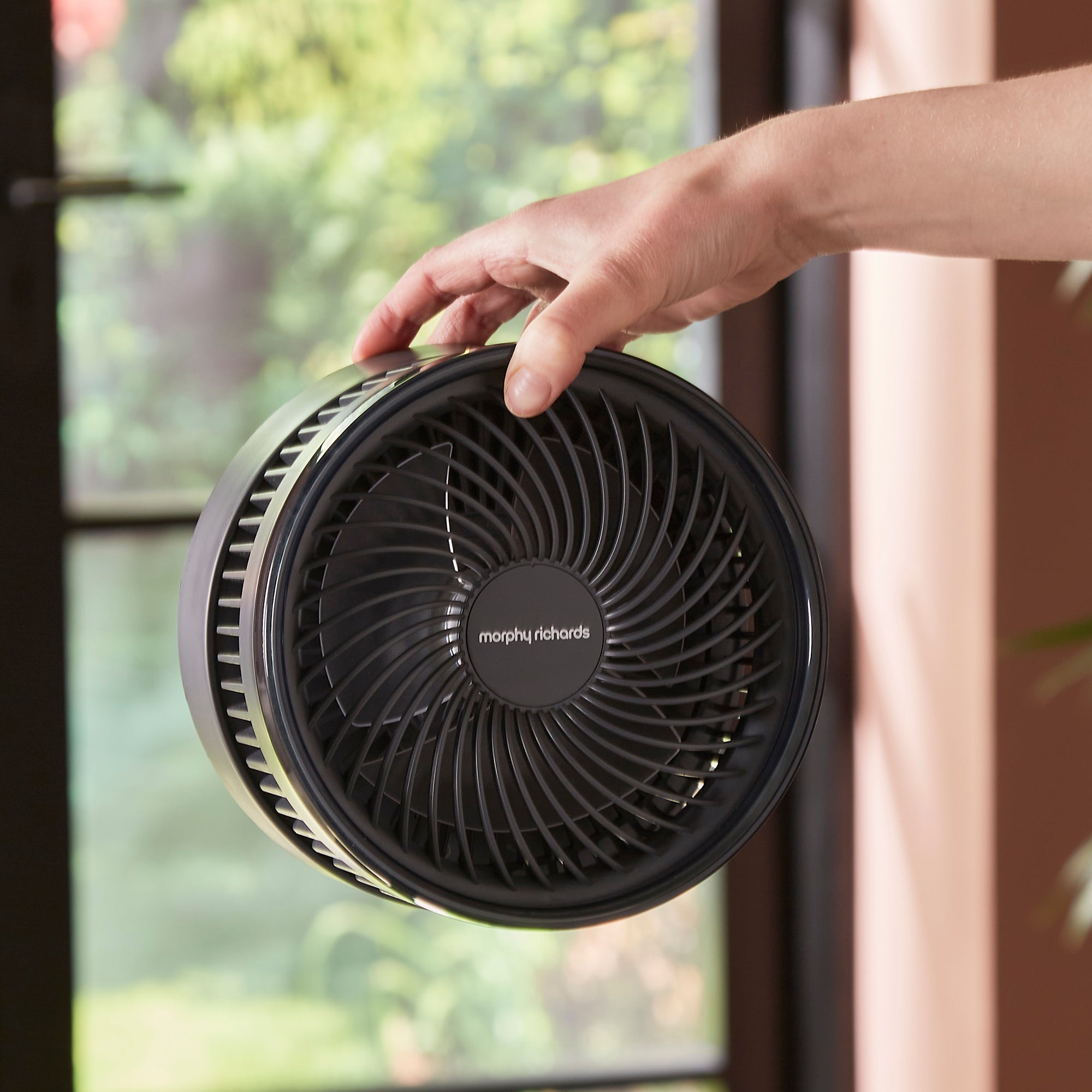 Travel Kettle, Travel Iron and Grey Air Flex 6” Portable Oscillating USB Fan Set