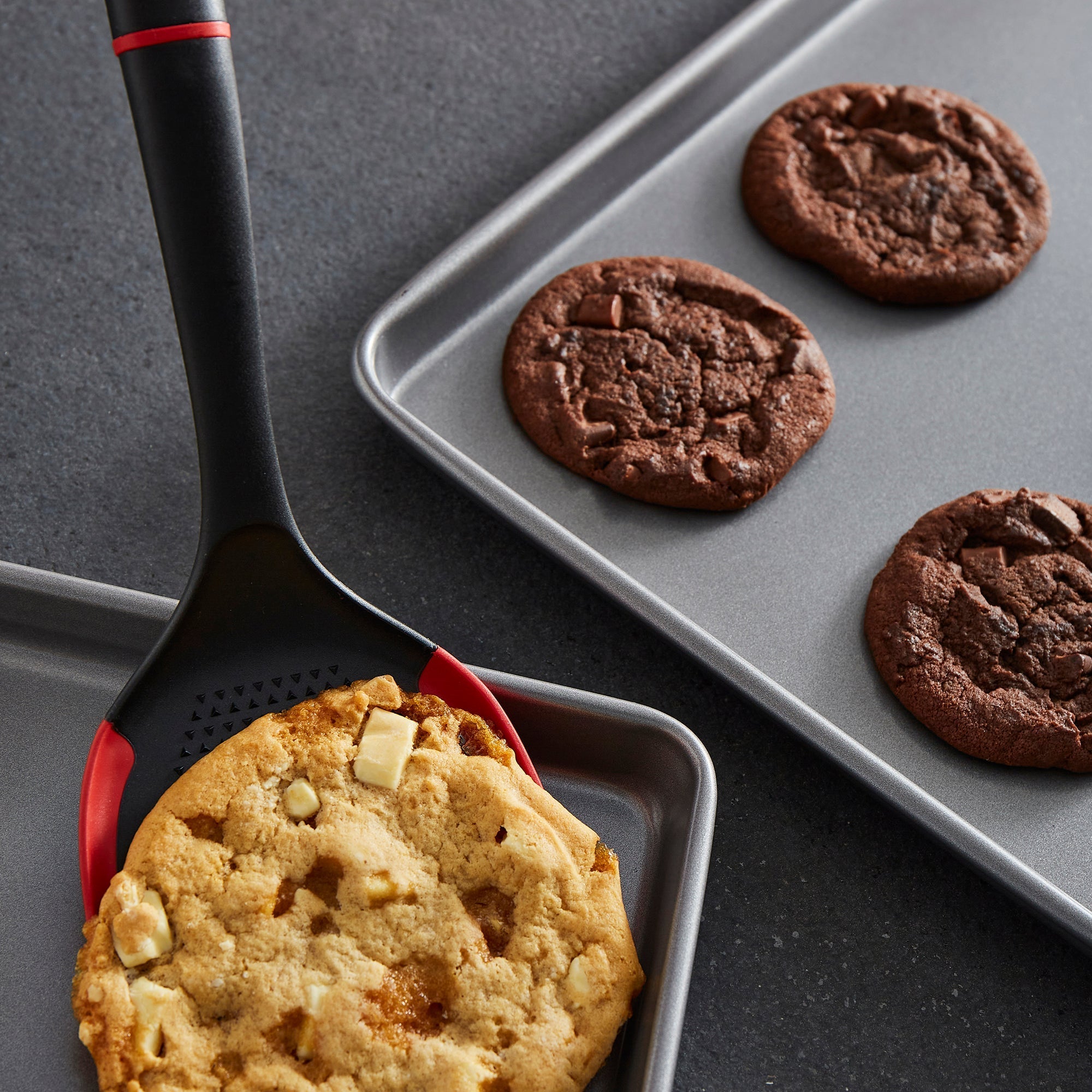 13"x9" Oven Tray Set and Slotted and Solid Turner Set