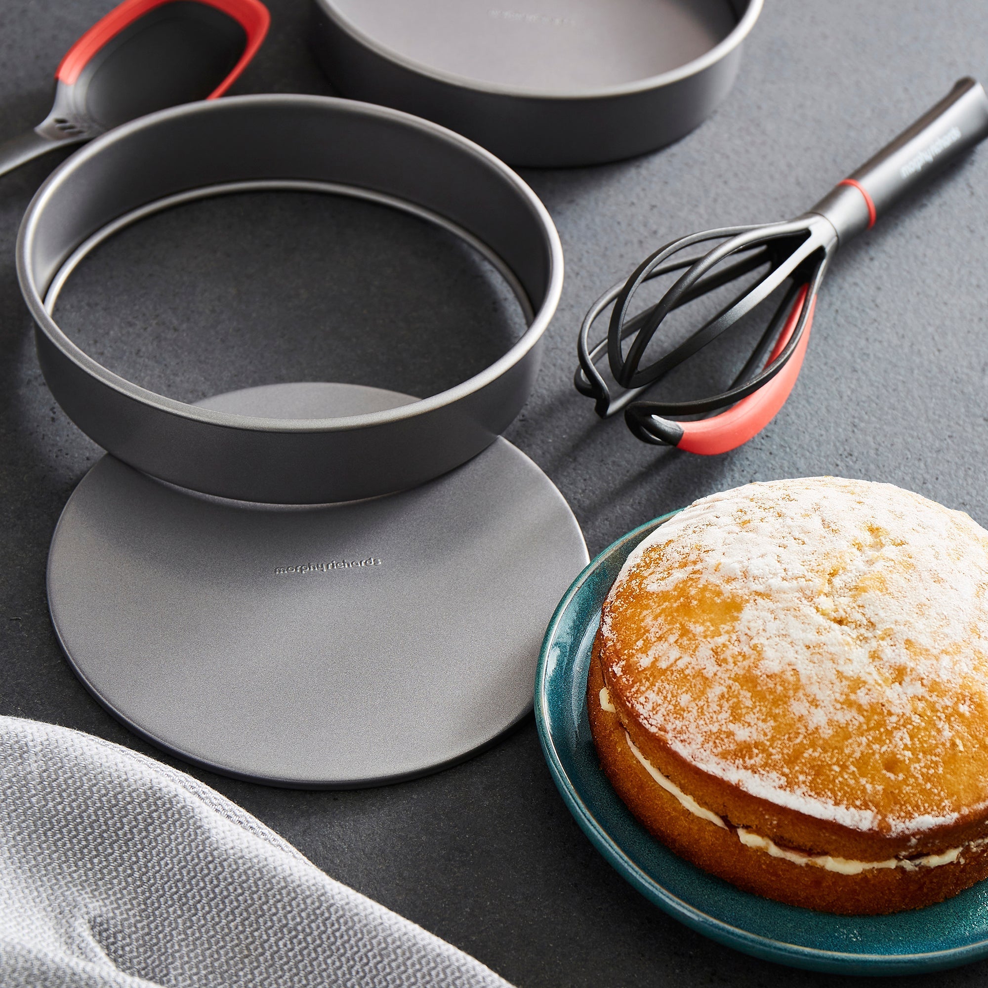 Loose Base Shallow Cake Tin Set