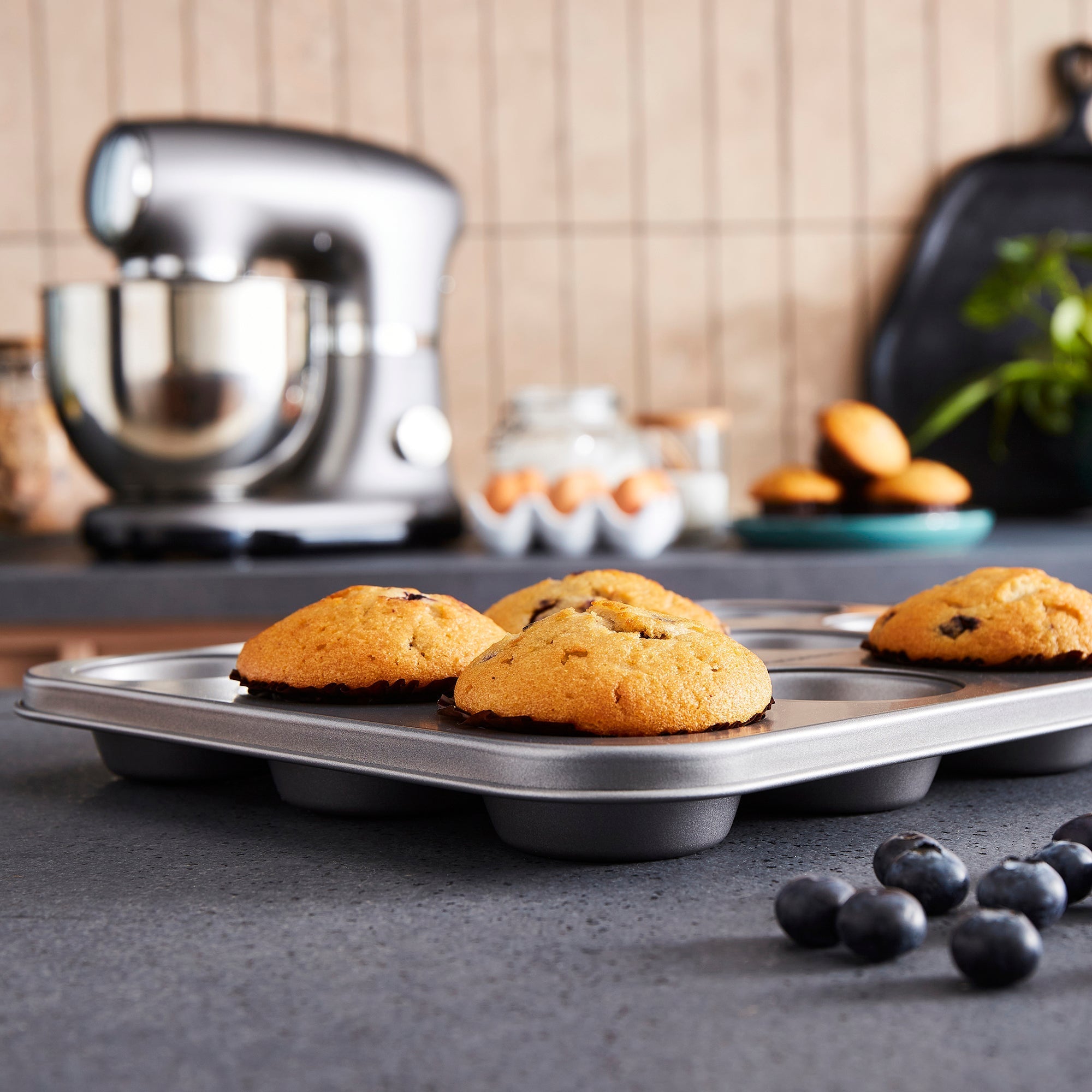 Muffin Tin, Square Cake Tin and 2lb Loaf Tin Set