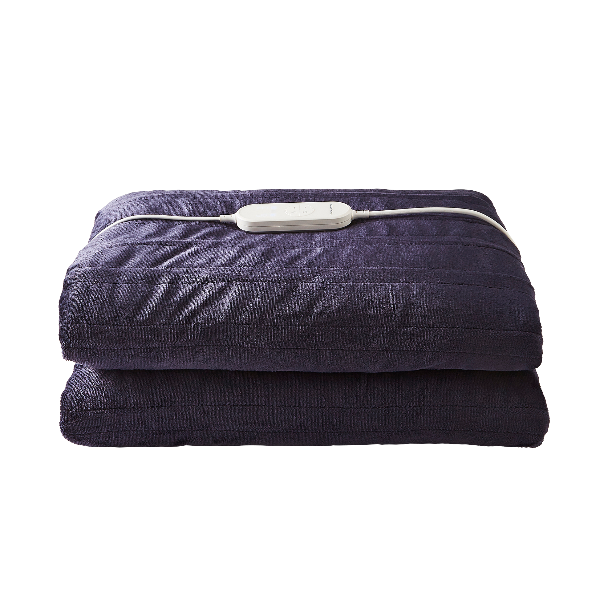 EverCosy Small Fleece Electric Heated Throw - Navy