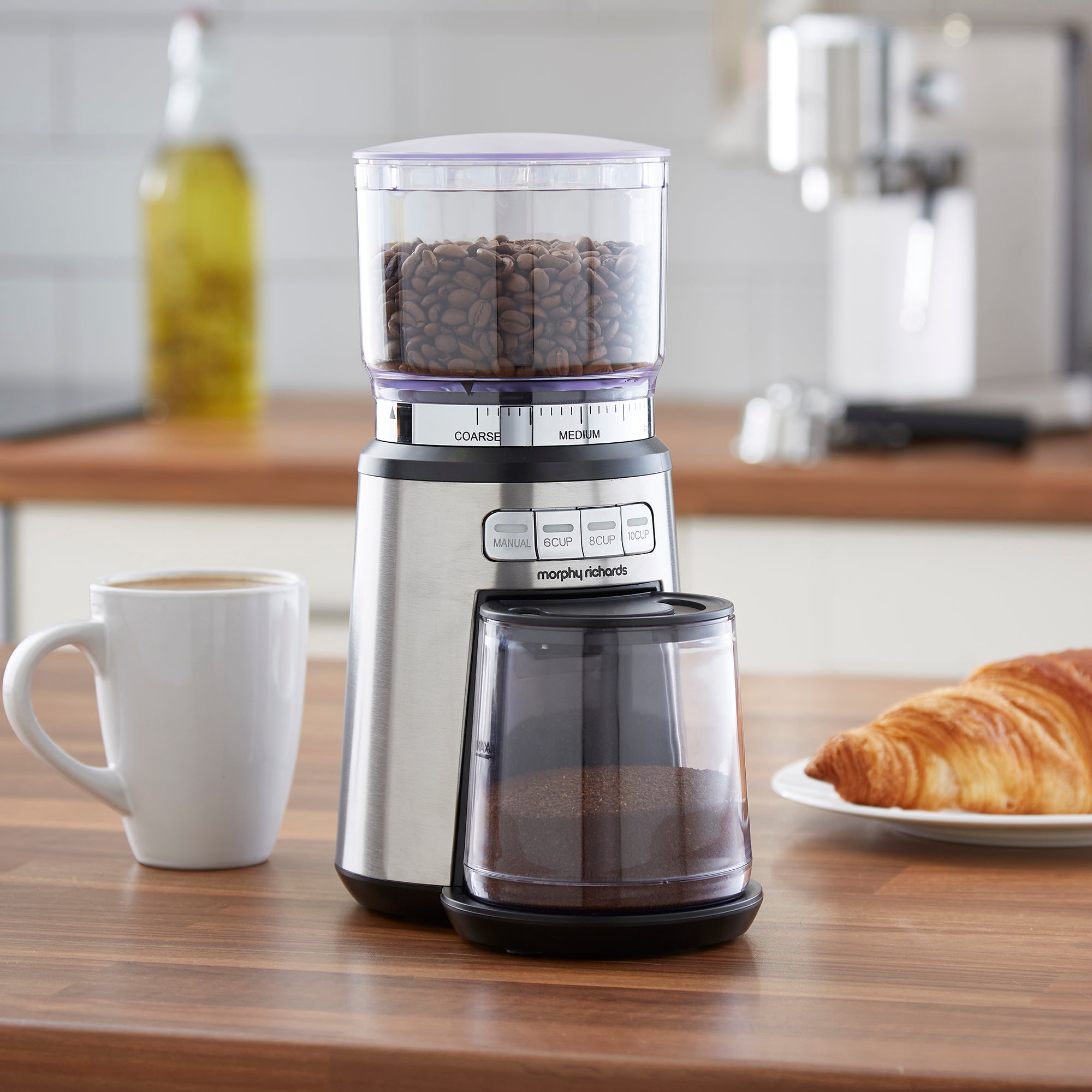 Brew & Blend Electric Coffee Grinder and Burr