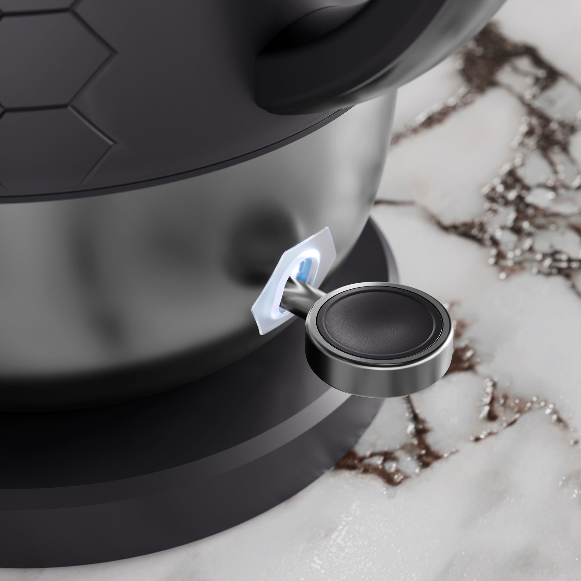 Cassini Black Kettle and Toaster Set - Moonless Night