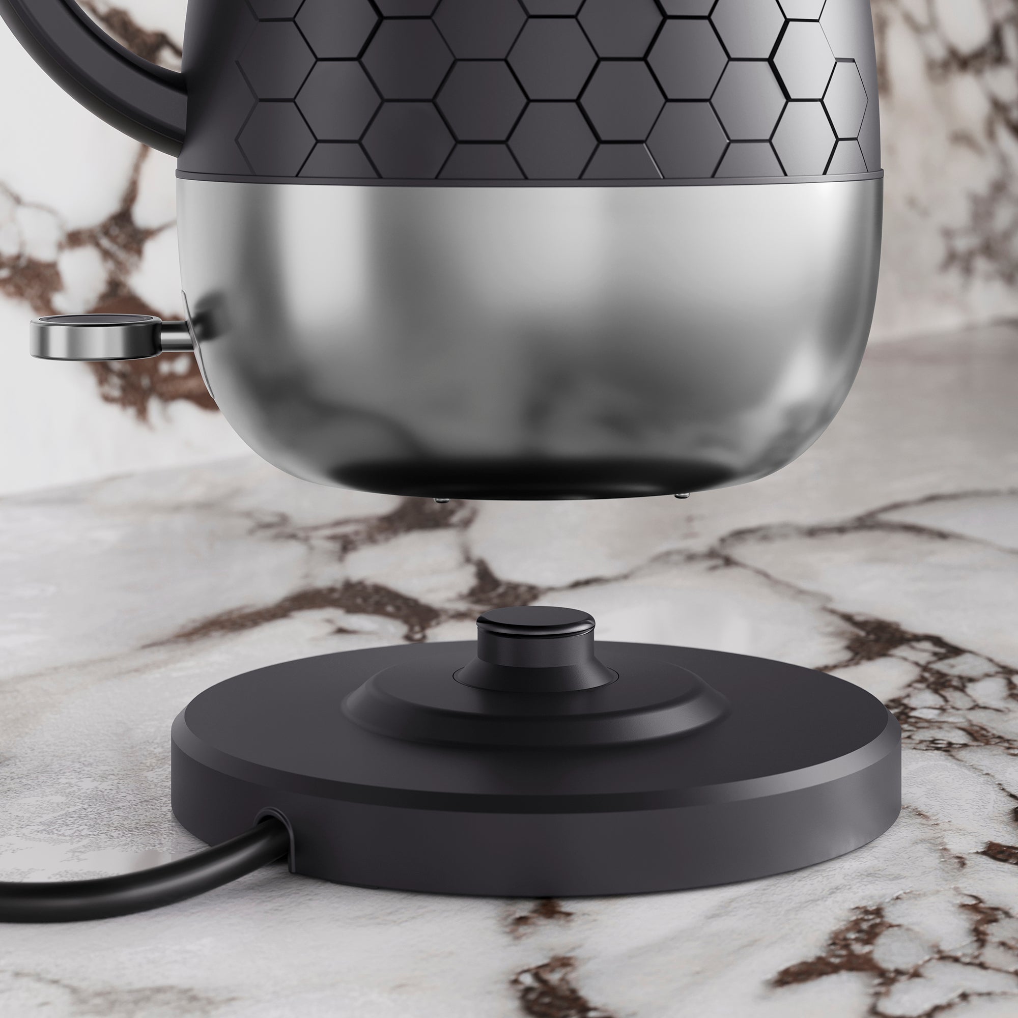 Cassini Black Kettle and Toaster Set - Moonless Night