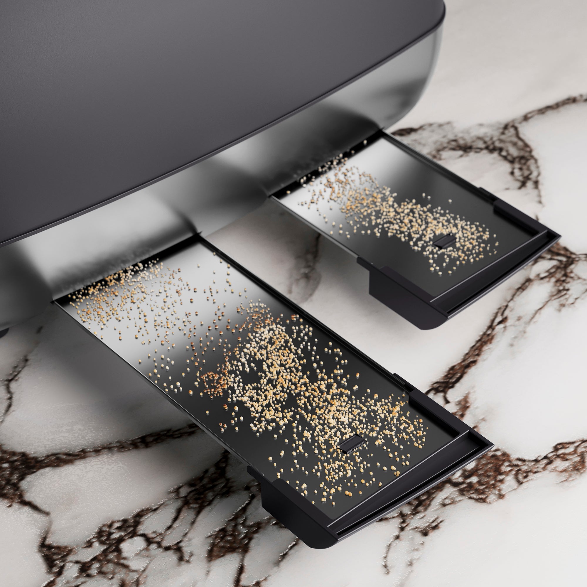 Cassini Black Kettle and Toaster Set - Moonless Night