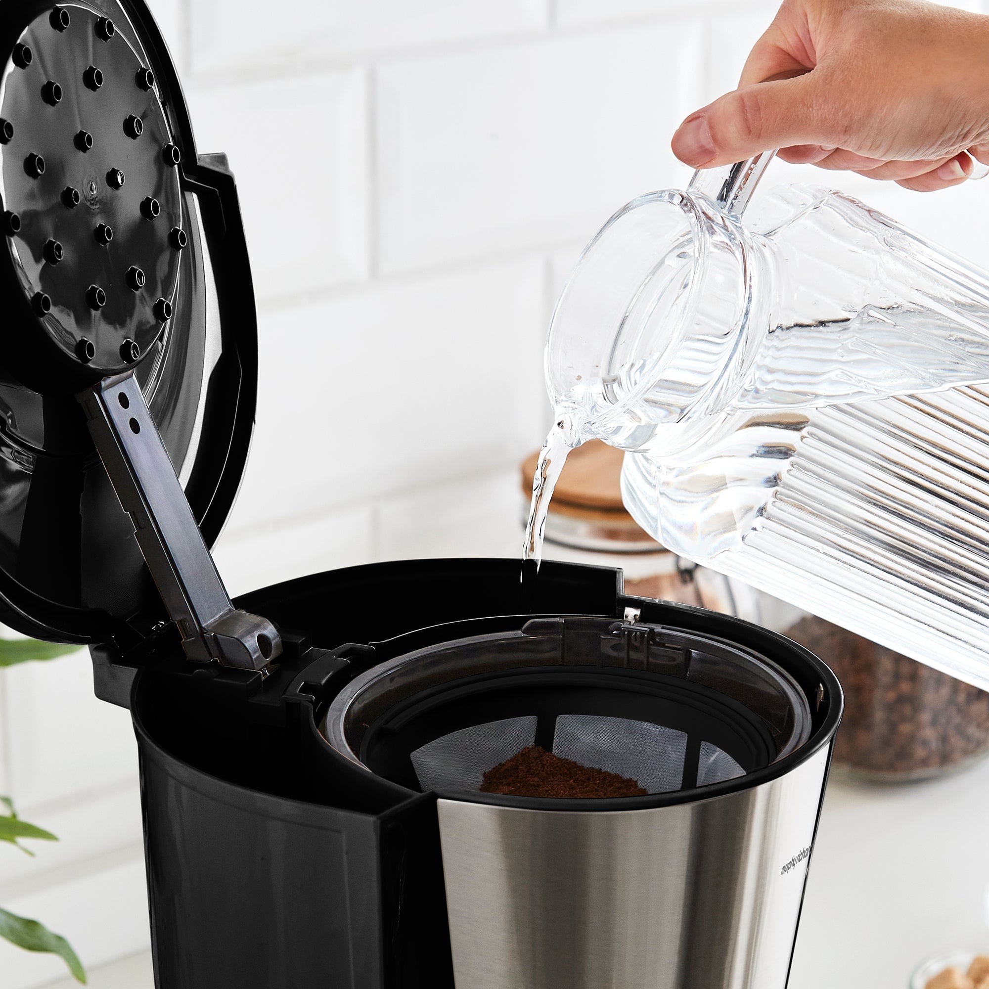 Equip Filter Coffee Machine, Brew & Blend Coffee Grinder Set