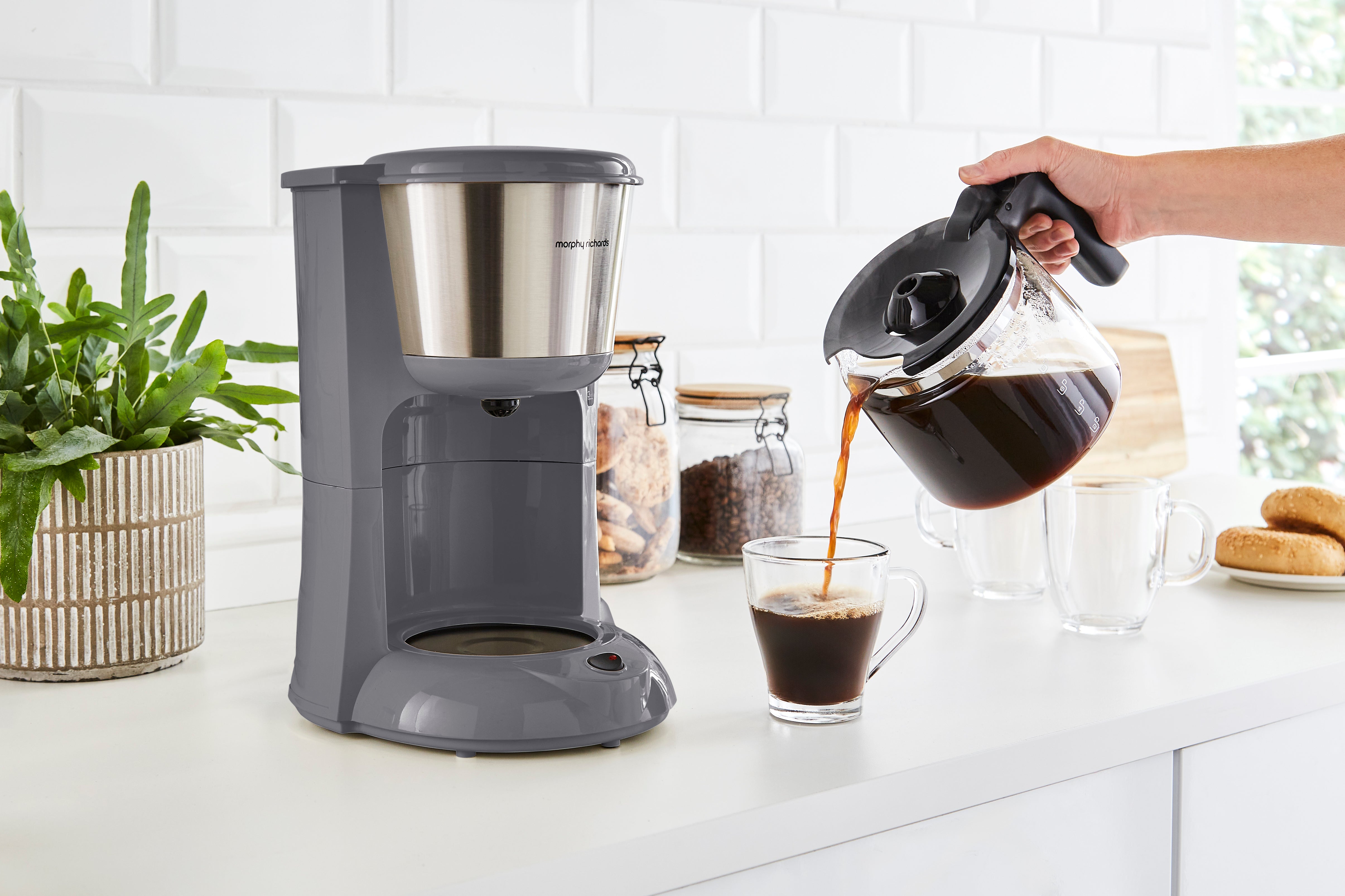 Equip Grey Filter Coffee Machine