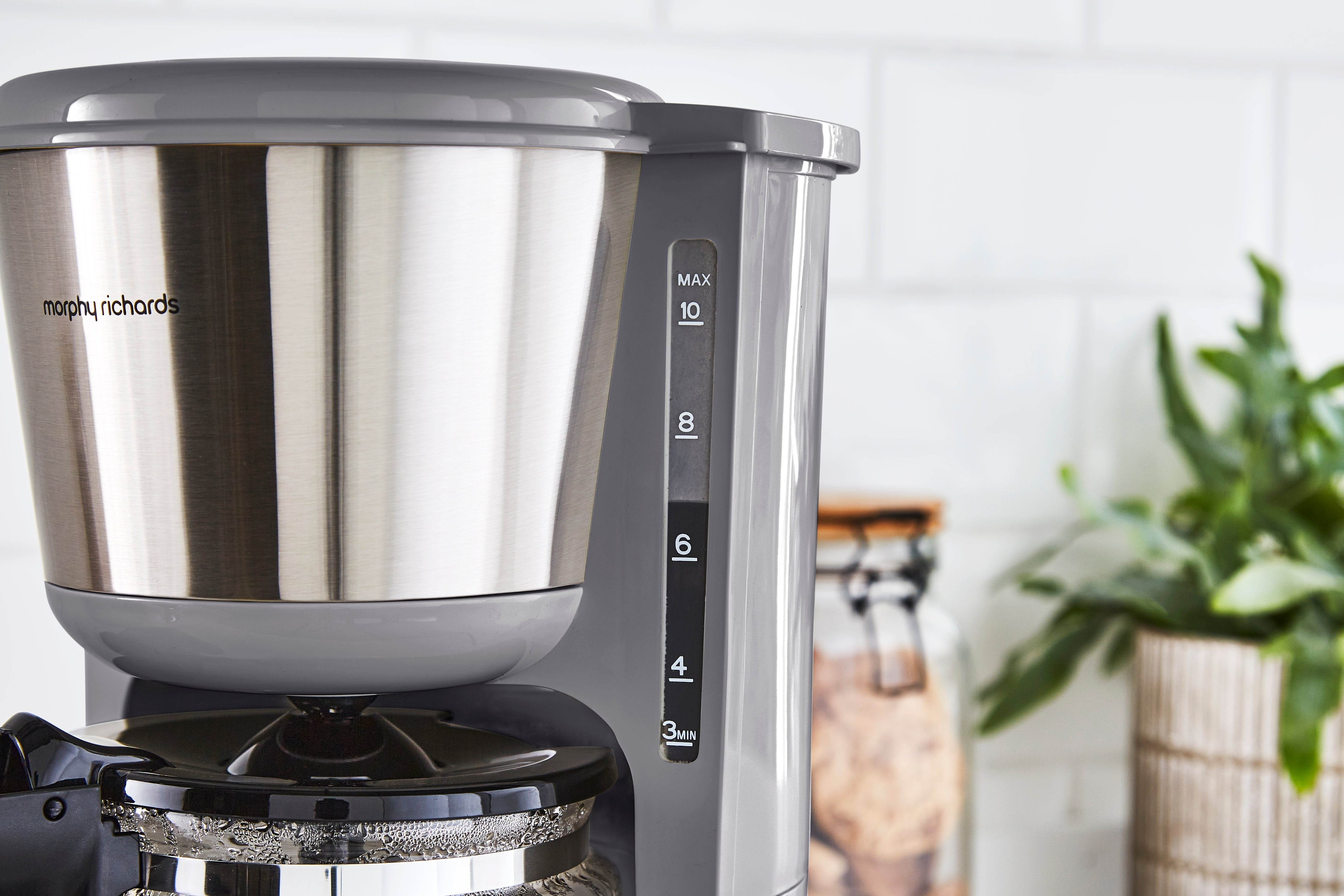 Equip Grey Filter Coffee Machine