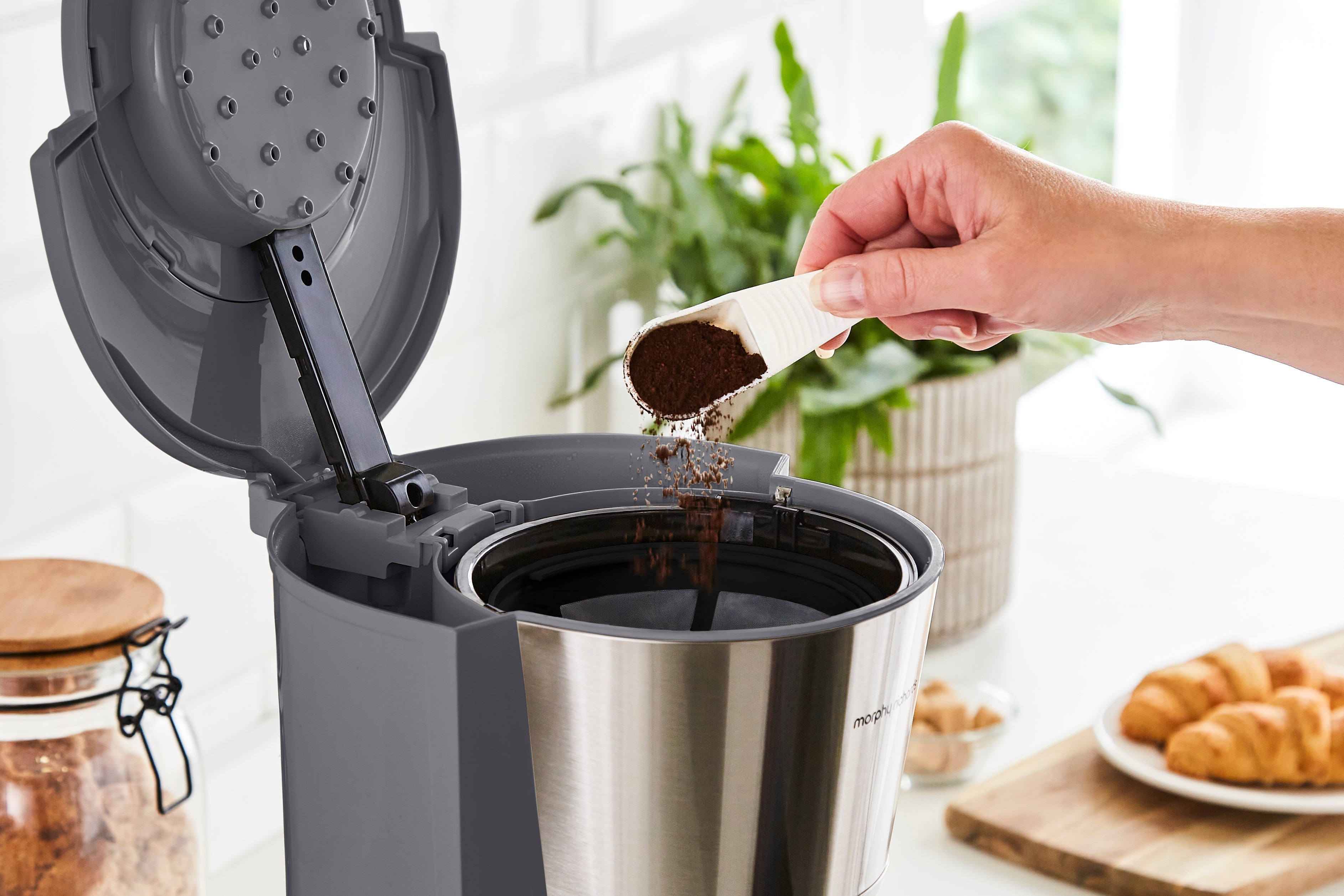 Equip Grey Filter Coffee Machine