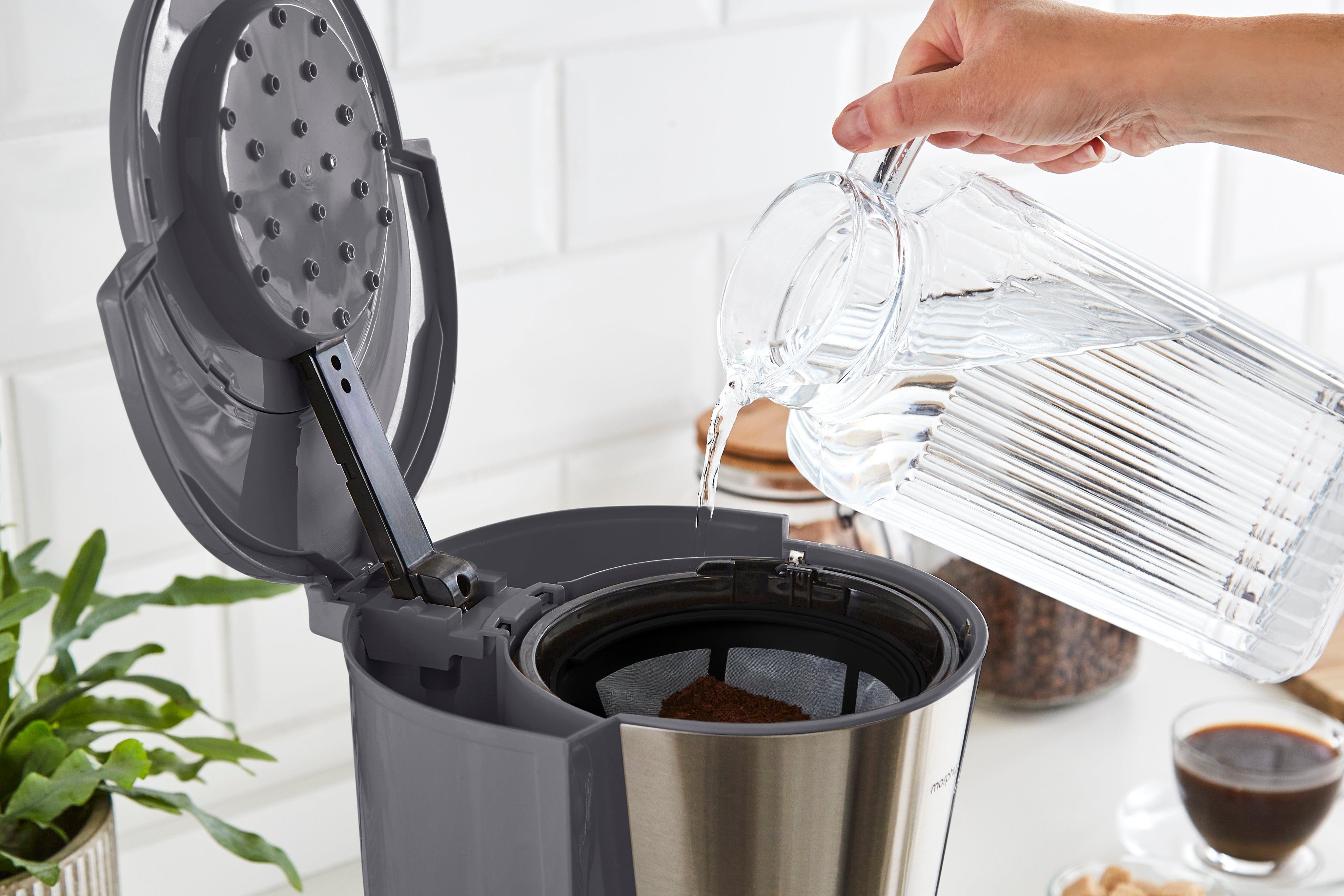 Equip Grey Filter Coffee Machine