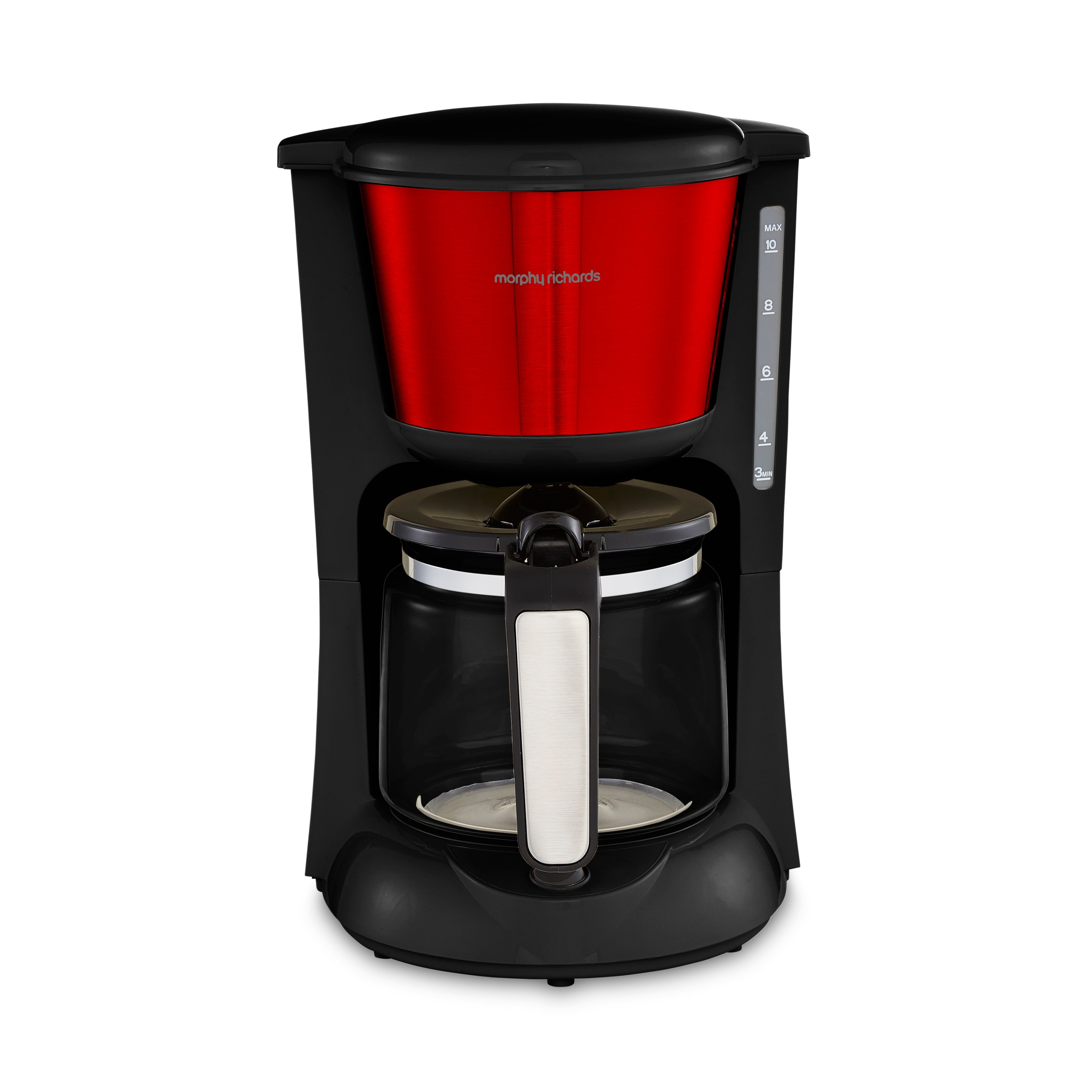 Equip Red Kettle, Toaster & Filter Coffee Machine Set