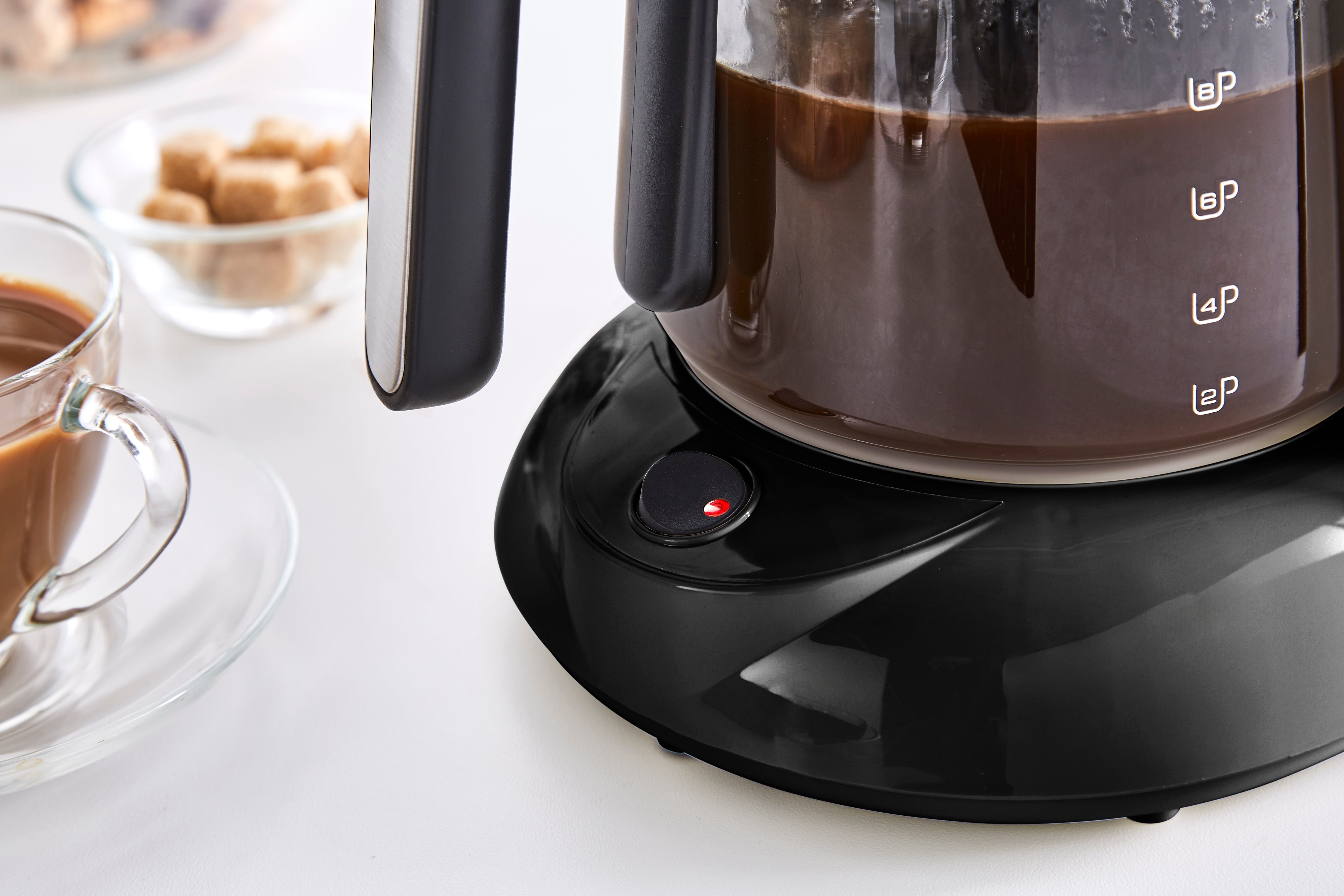 Equip Red Filter Coffee Machine