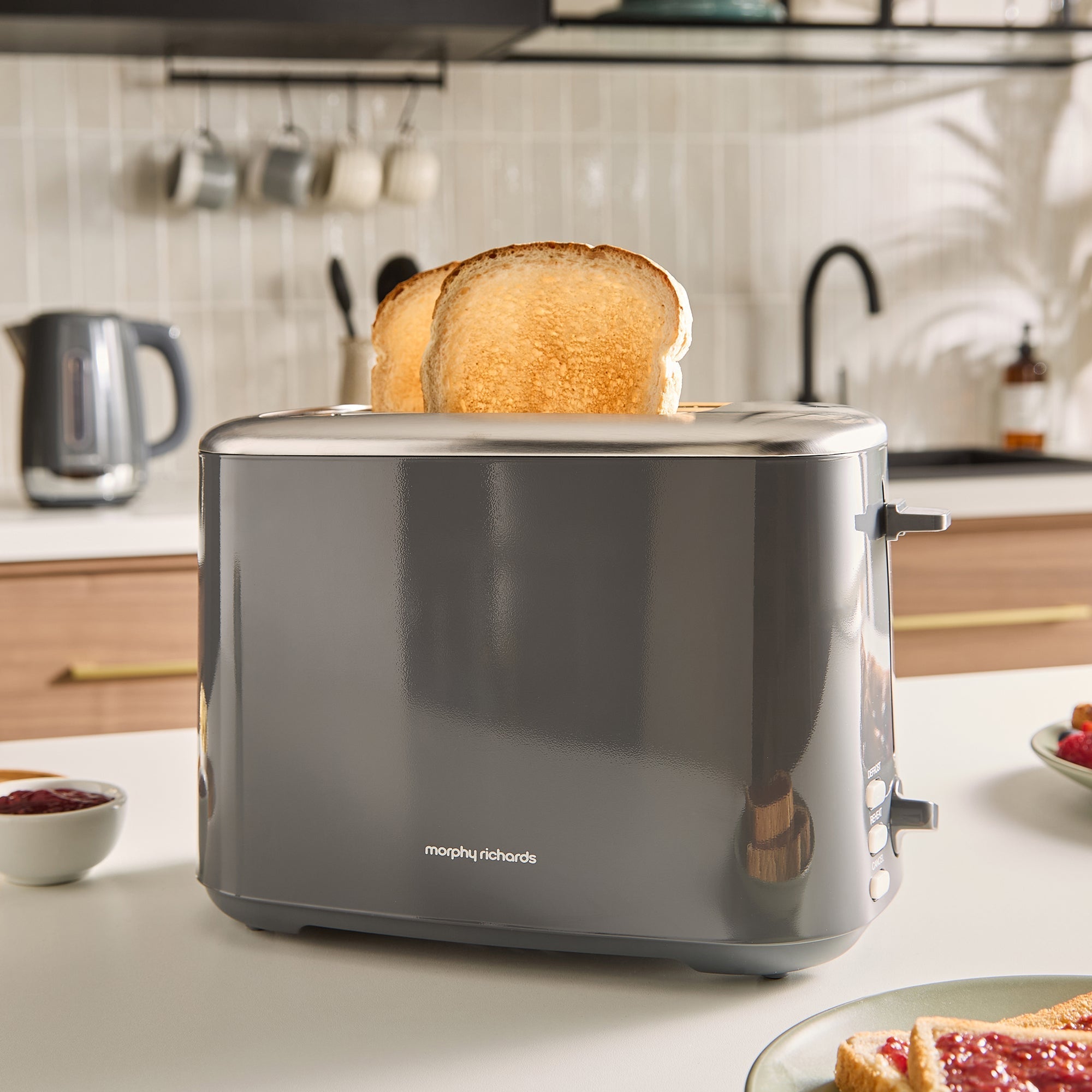 Equip Grey Kettle and Toaster Set