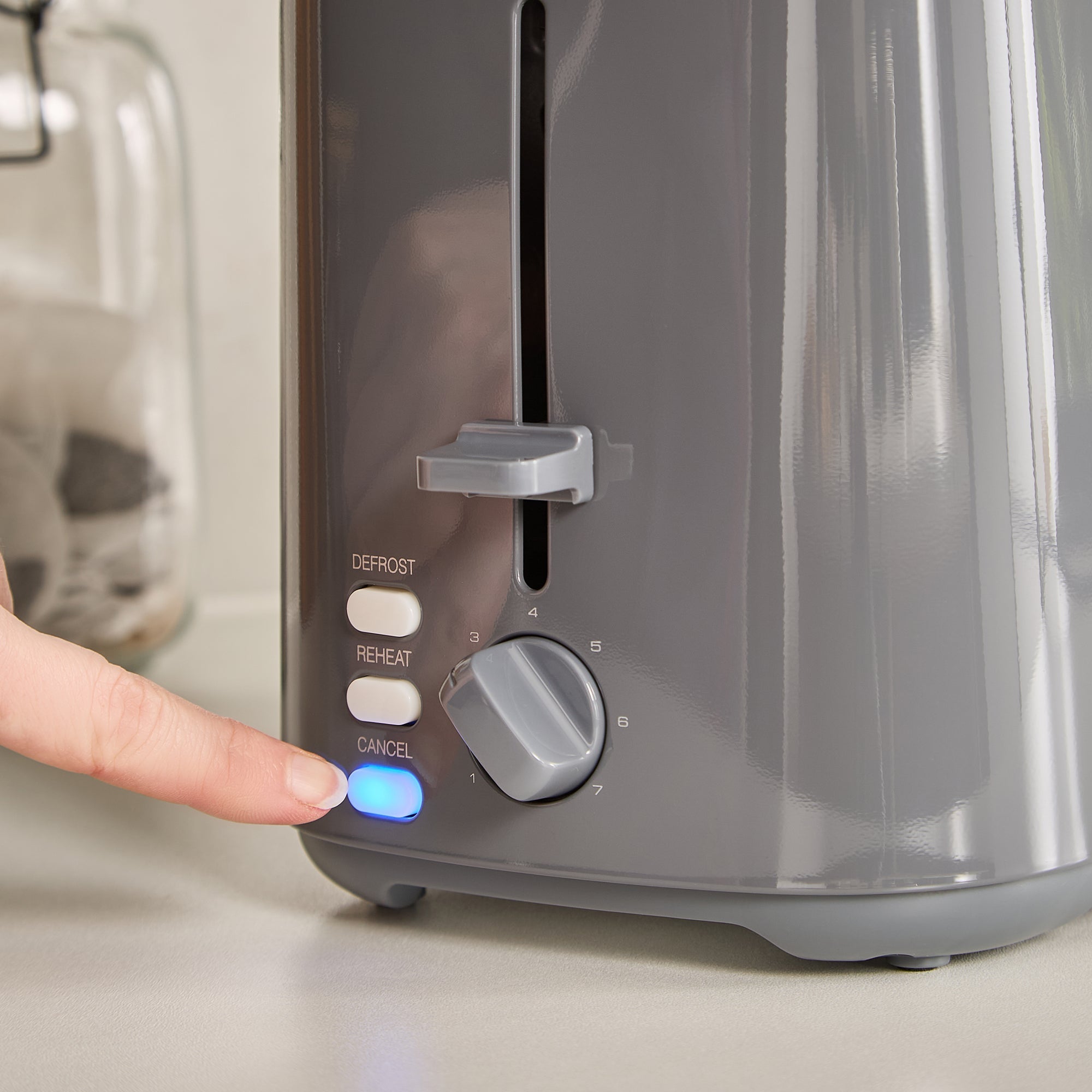 Equip Grey Kettle and Toaster Set